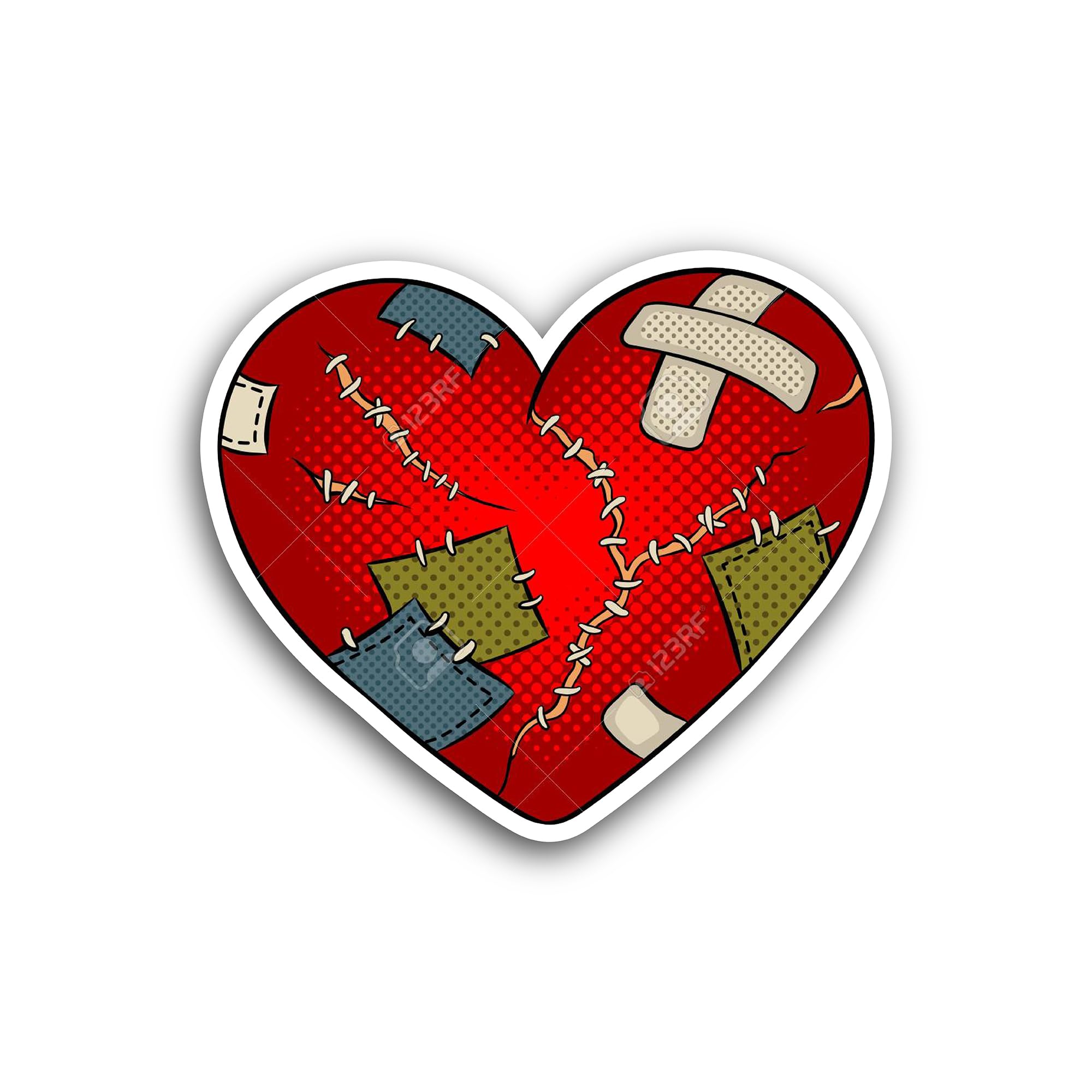 2 (Pieces) 2" and 3" Bloody Kitchen Utensil Graphic Sticker, Waterproof Vinyl Decals for Many Purpos