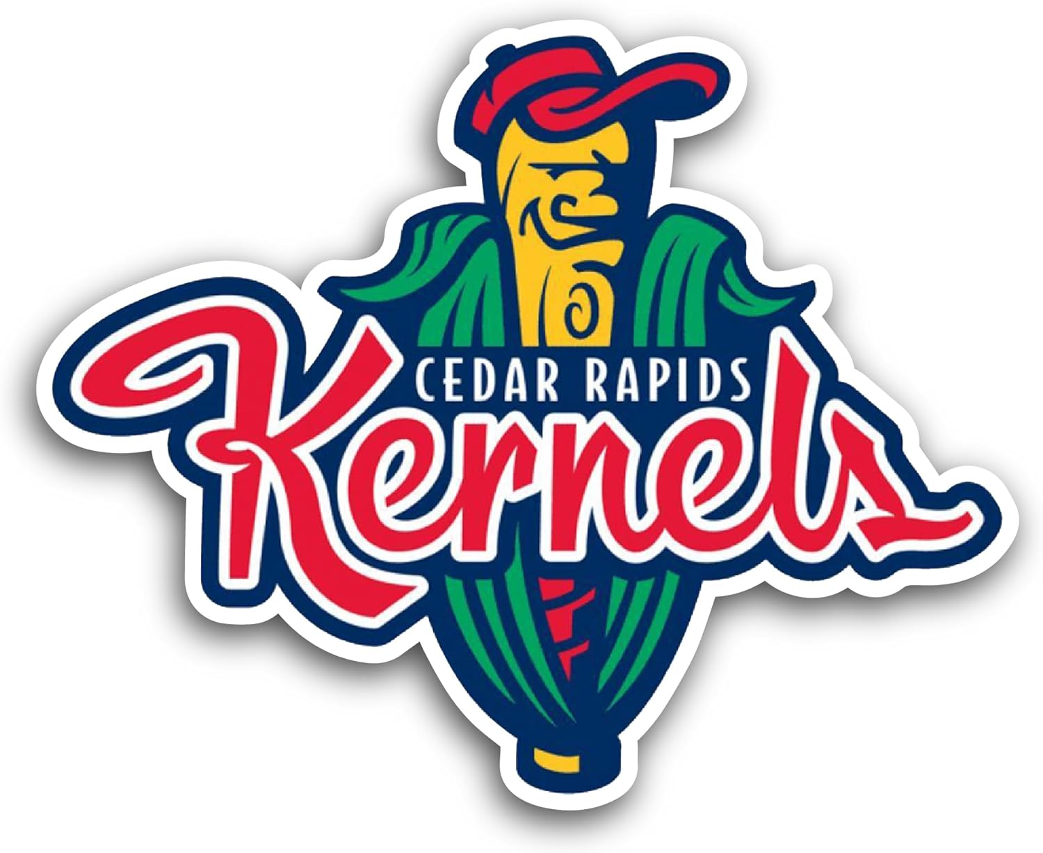 2 (Pieces) 3" and 5" Kern3ls Logo Sticker, Waterproof Vinyl Decals for Many Purpose Like Cars, Trucks, Laptops, Phones, Windows and More