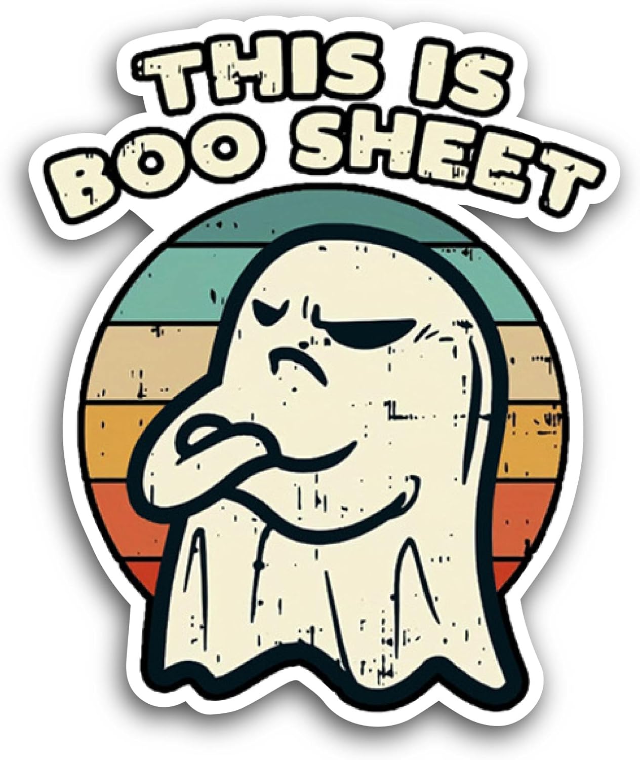 2 (Pieces) 3" and 5" This is Sticker, Waterproof Vinyl Decals for Many Purpose Like Cars, Trucks, Laptops, Phones, Windows and More