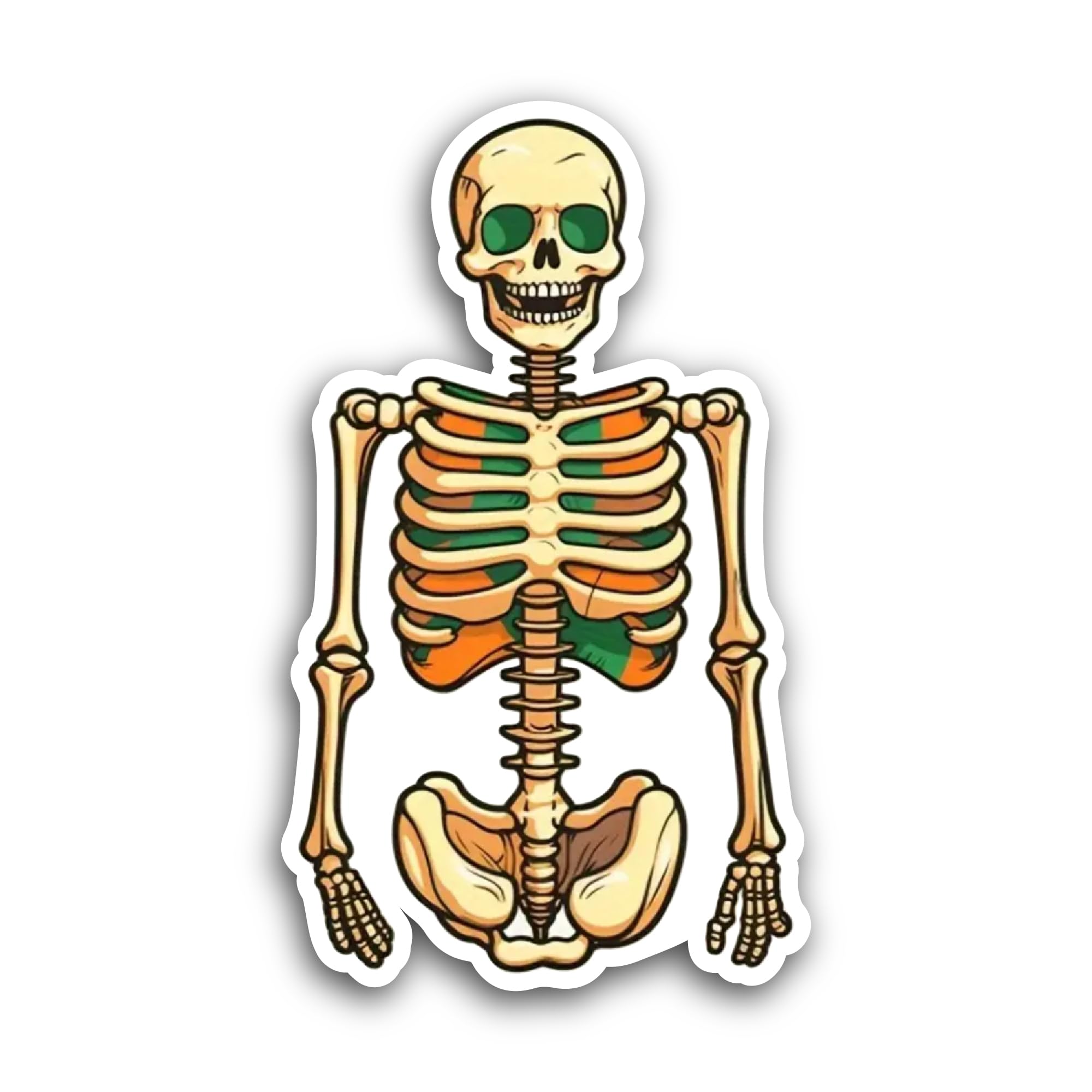 2 (Pieces) 3" and 5" Kissmas Look Sticker, Waterproof Vinyl Decals for Many Purpose Like Cars, Truck