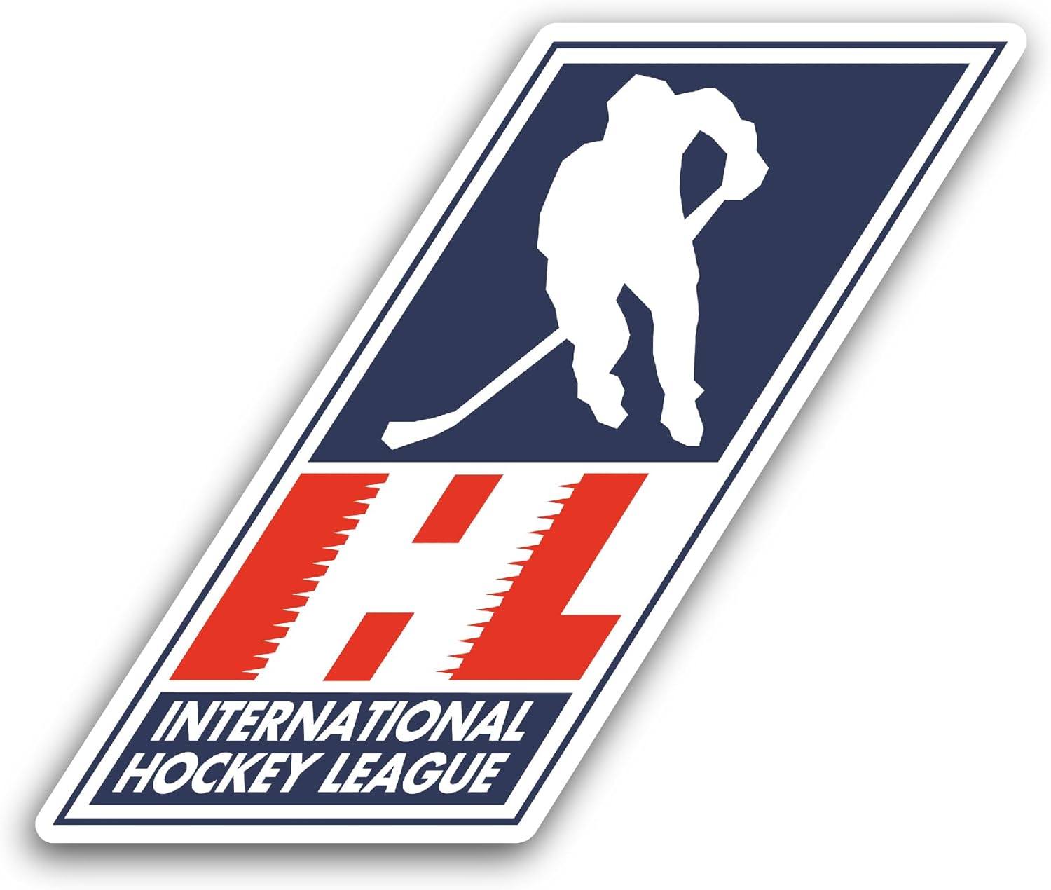 2 (Pieces) 3" and 5" International H0ckey Leauge Sticker, Waterproof Vinyl Decals for Many Purpose Like Cars, Trucks, Laptops, Phones, Windows and More