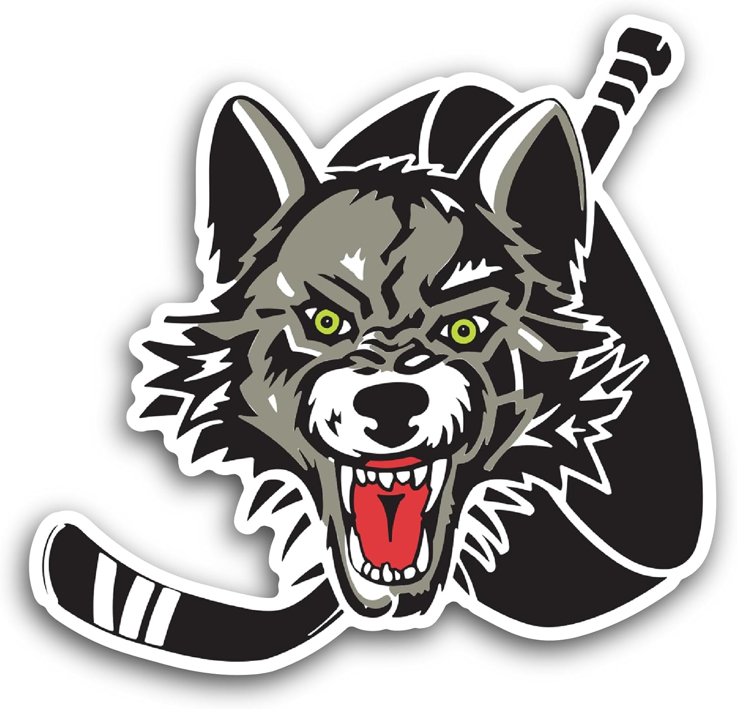 2 (Pieces) 3" and 5" Chicag0 Wolves Sticker, Waterproof Vinyl Decals for Many Purpose Like Cars, Trucks, Laptops, Phones, Windows and More