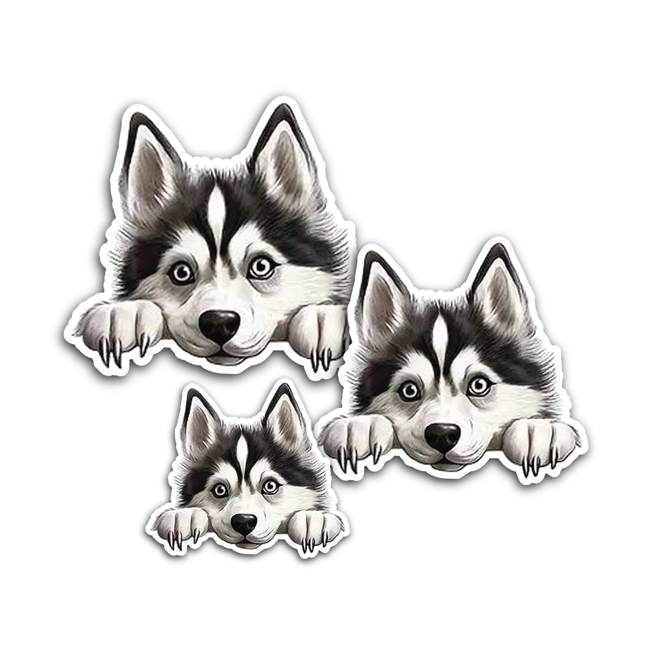 2 (Pieces) 3" and 5" Boosted Sticker, Waterproof Vinyl Decals for Many Purpose Like Cars, Trucks, La