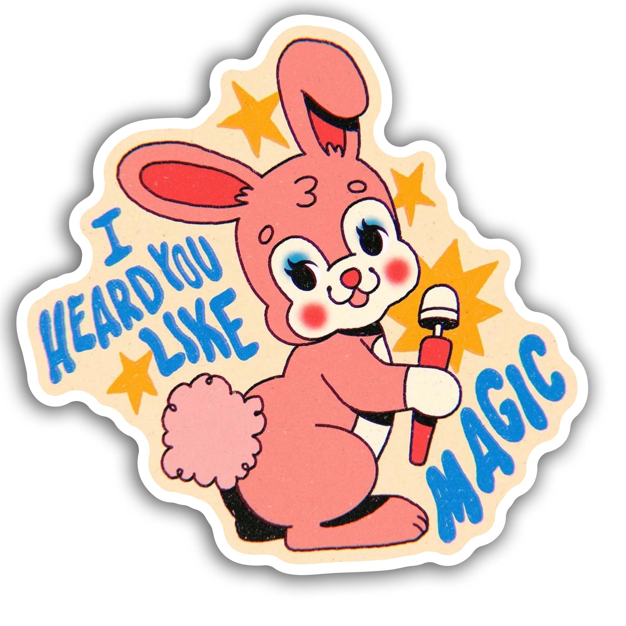 2 (Pieces) 3" and 5" I Heard You Like Sticker, Waterproof Vinyl Decals for Many Purpose Like Cars, T