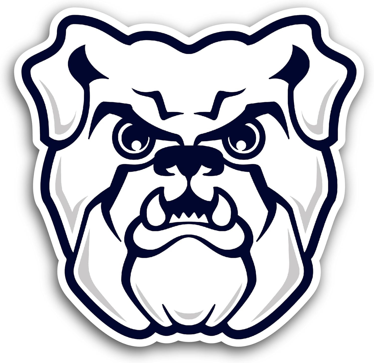 2 (Pieces) 3" and 5" Butler Bulld0gs Sticker, Waterproof Vinyl Decals for Many Purpose Like Cars, Trucks, Laptops, Phones, Windows and More
