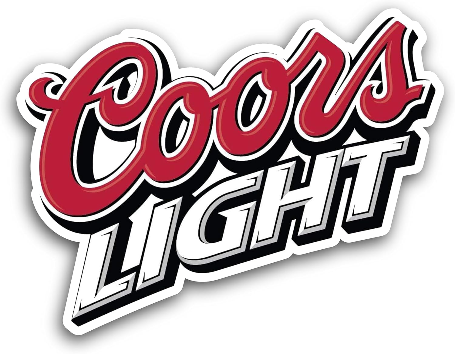 2 (Pieces) 3" and 5" C00RS Light Decal Sticker, Waterproof Vinyl Decals for Many Purpose Like Cars, Trucks, Laptops, Phones, Windows and More