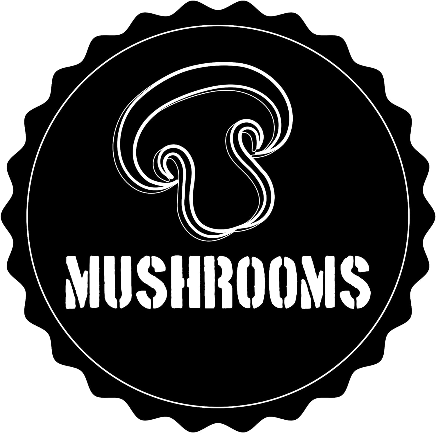 Inspirational Quote Mushrooms Cute Stickers - Motivational Sticker Vinyl Decal Motivation Stickers- 5" Vinyl Sticker Waterproof