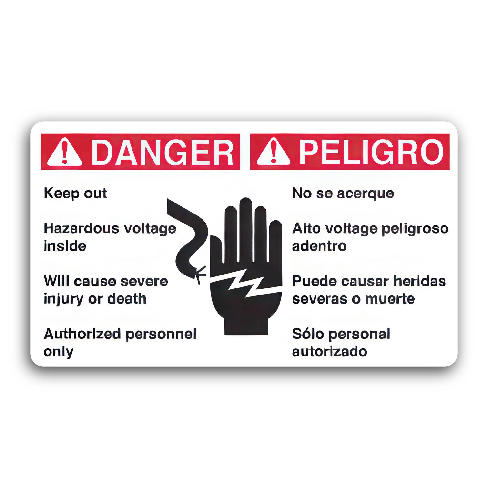 2 (Pieces) 3" and 5" Keep Out Sign Decal Sticker, Waterproof Vinyl Decals for Many Purpose Like Cars