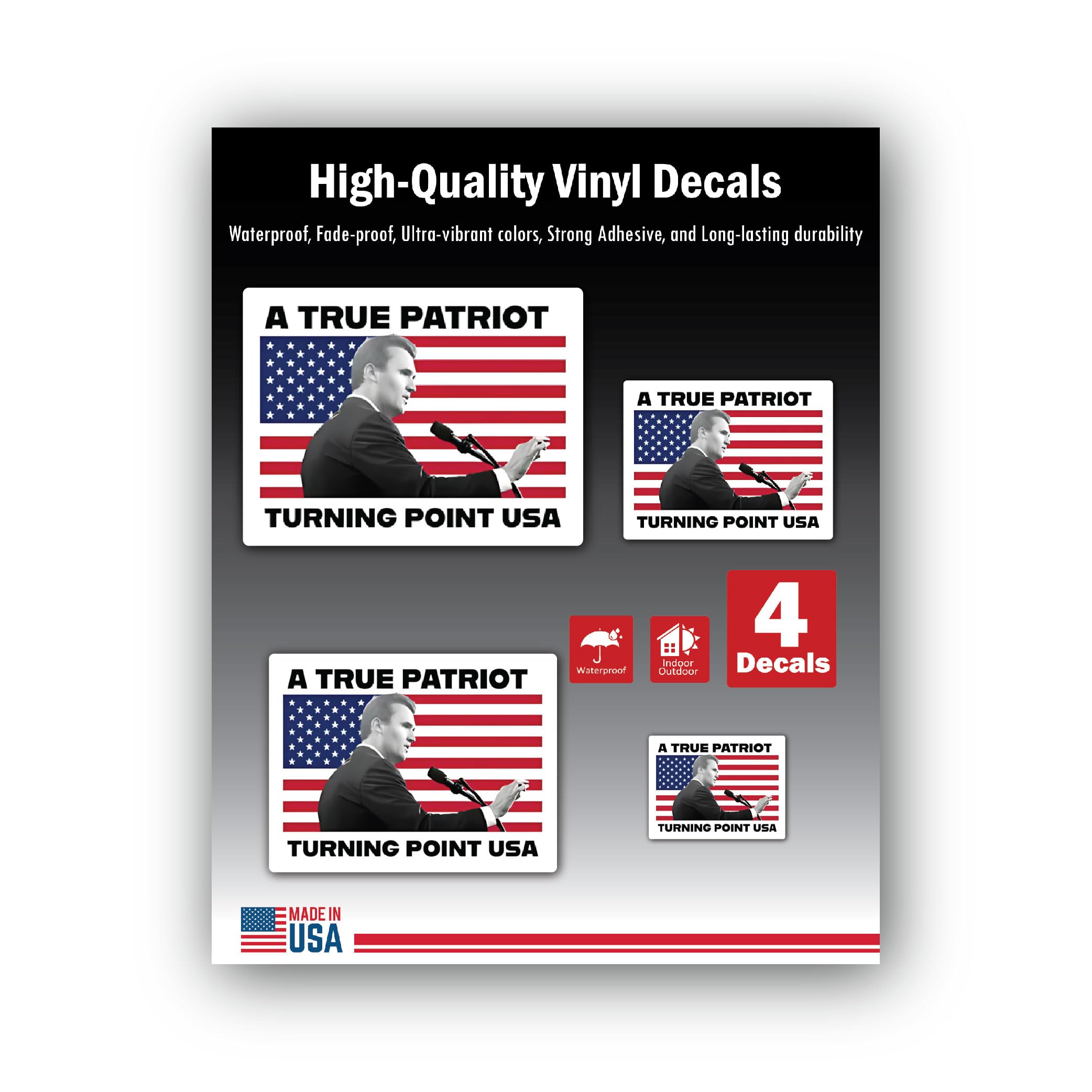2 (Pieces) 3" and 5" Stickers n Decals Passion - Motivational Sticker Vinyl Decal Sticker, Waterproo