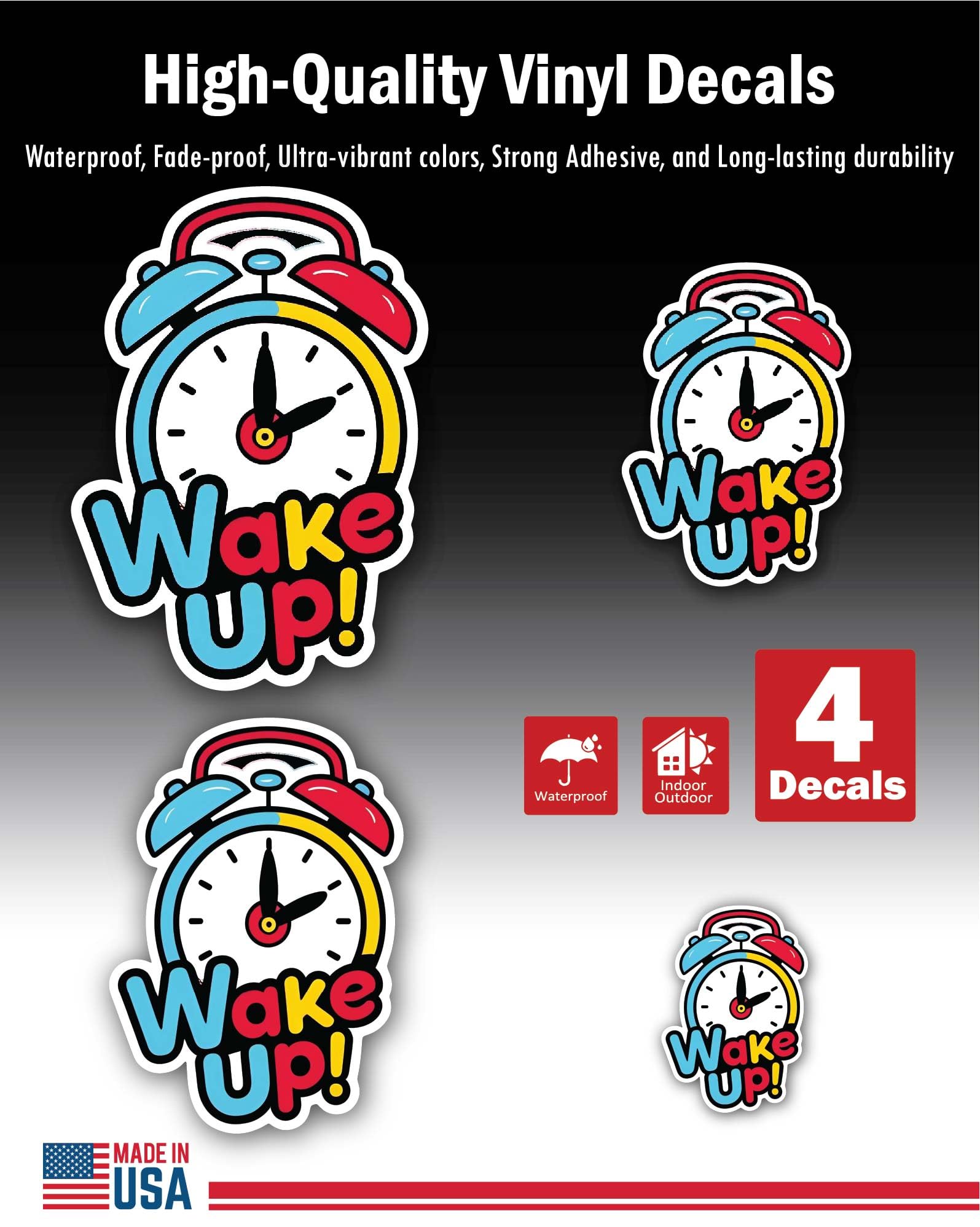 2 (Pieces) 3" and 5" Stickers n Decals Be Good to Yourself - Motivational Sticker Vinyl Decal Sticke
