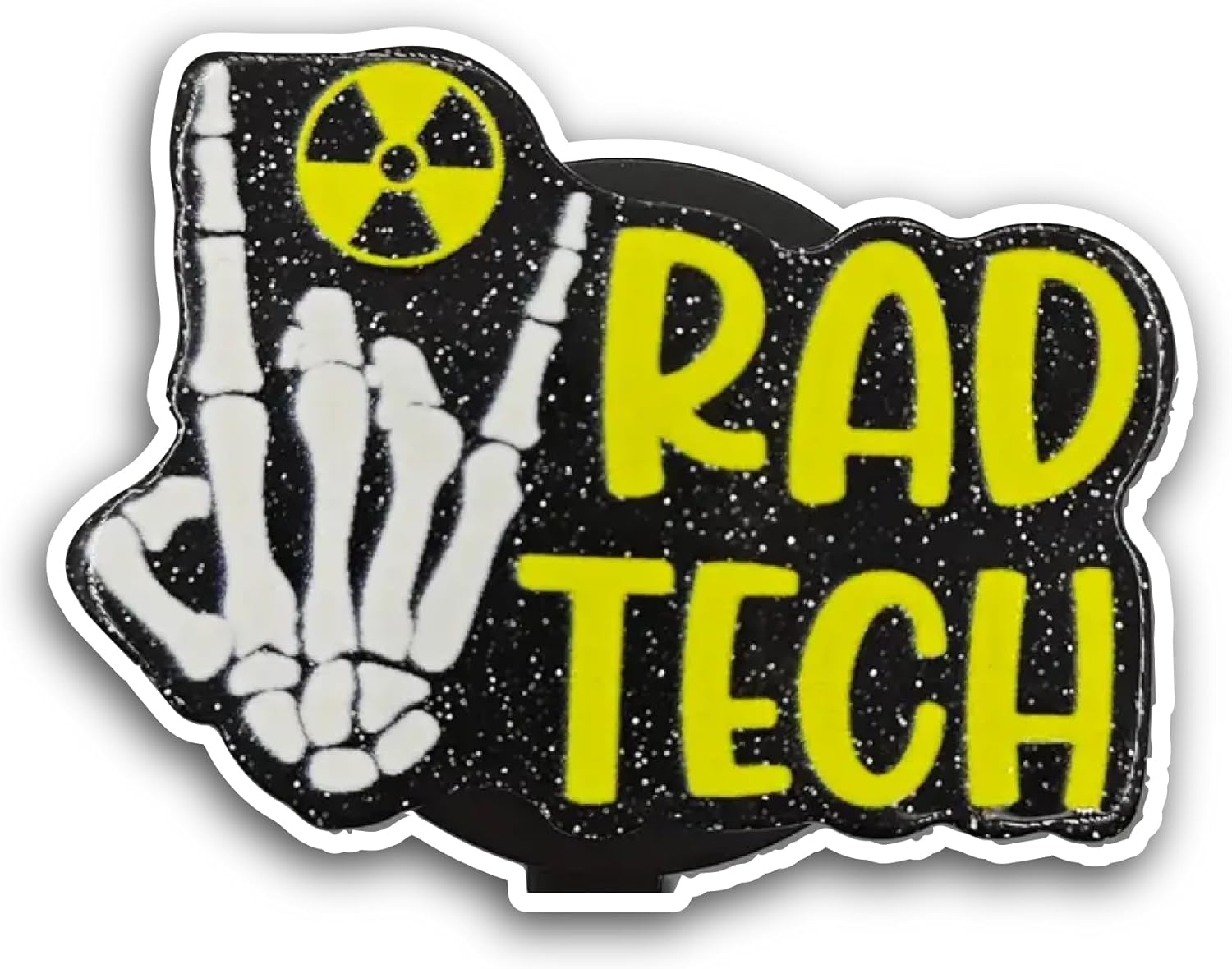 2 (Pieces) 3" and 5" Rad Tech Sticker, Waterproof Vinyl Decals for Many Purpose Like Cars, Trucks, Laptops, Phones, Windows and More