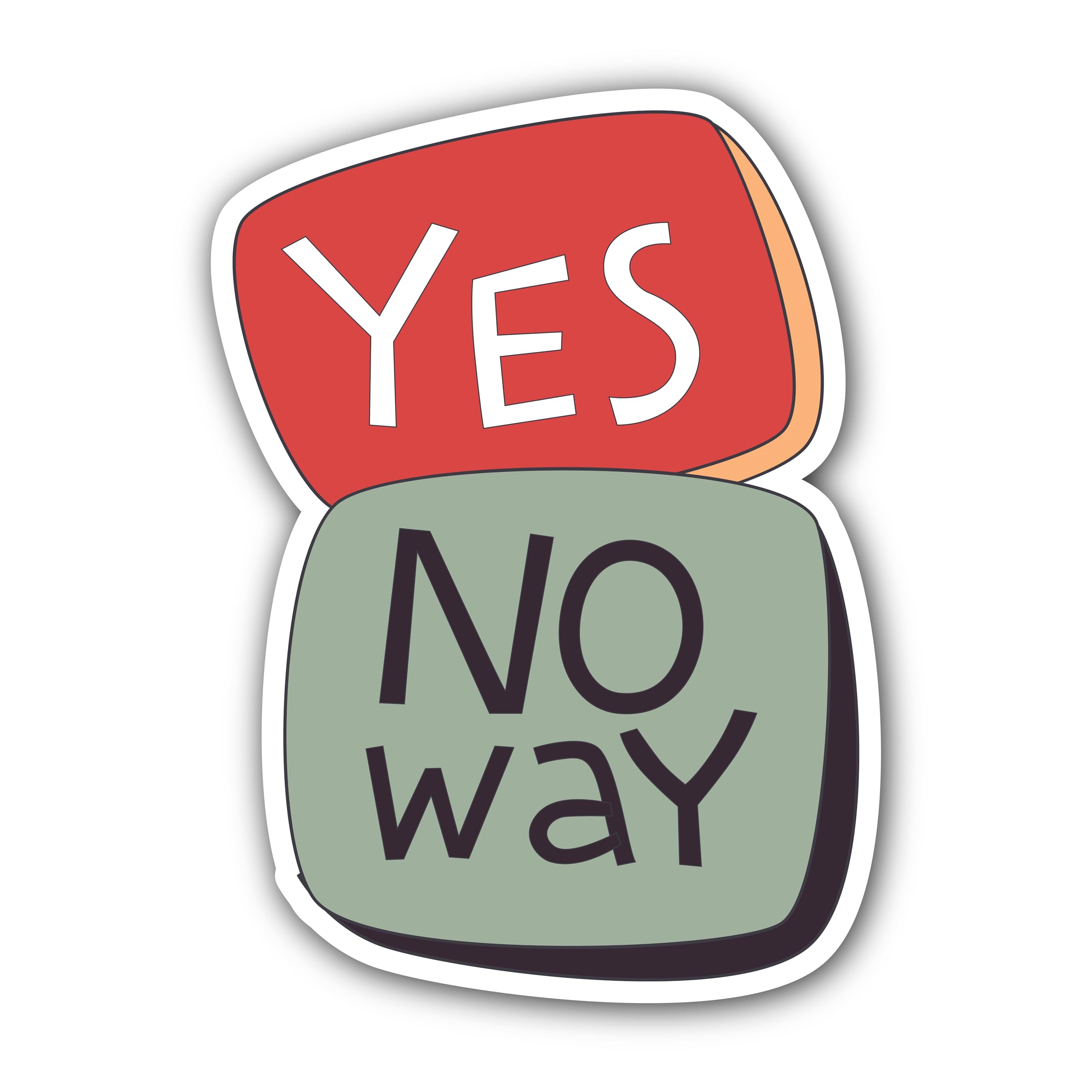 4-Piece 4 Sizes Apologize Vinyl Decal Set – Waterproof Indoor/Outdoor UV/Fade Resistant Stickers (4"