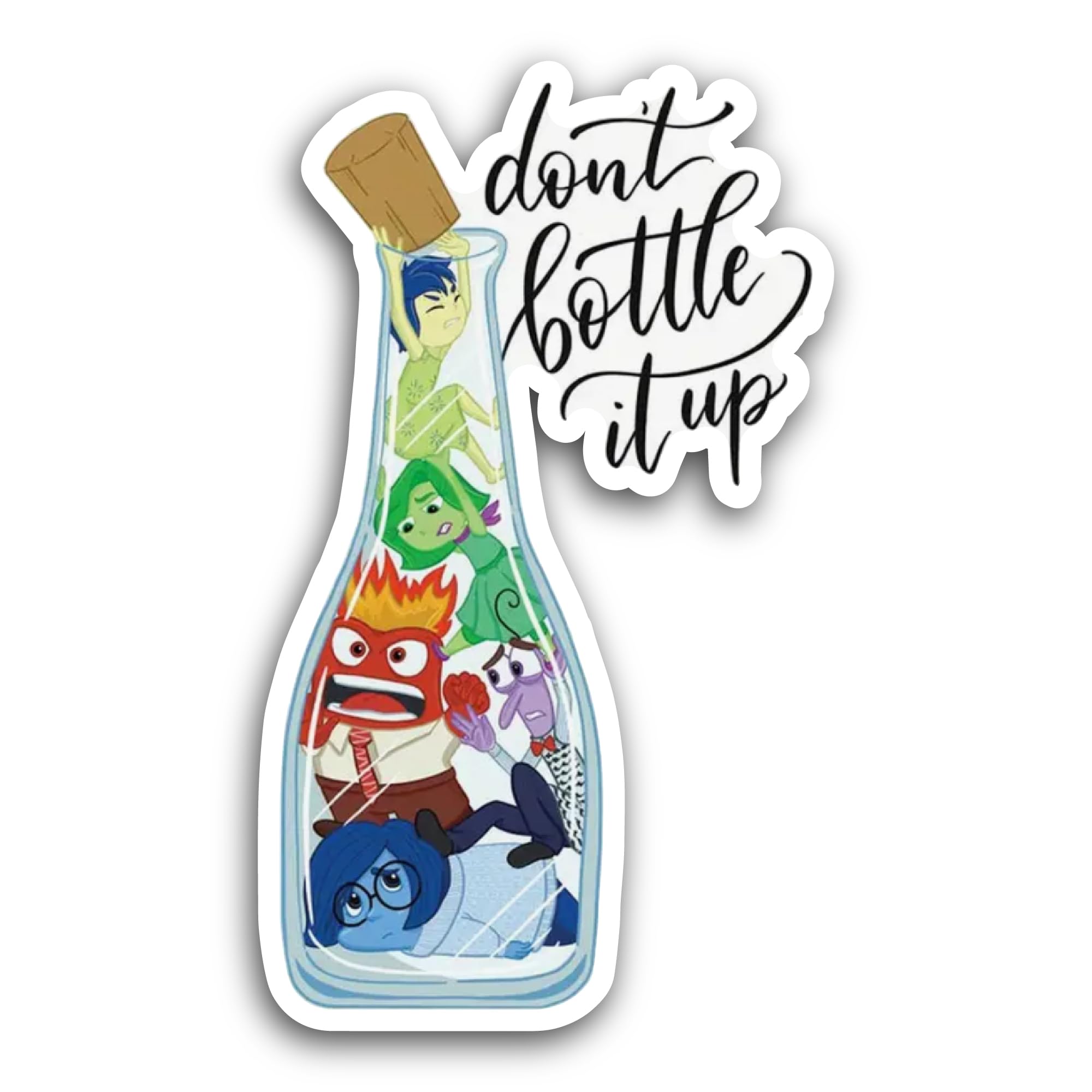 2 (Pieces) 3" and 5" Don't Talk to ME Yet Sticker, Waterproof Vinyl Decals for Many Purpose Like Car