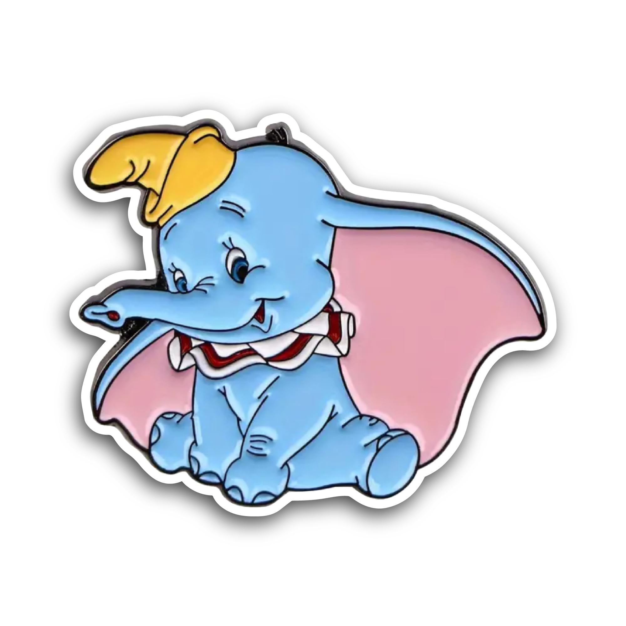 2 (Pieces) 3" and 5" Blue Elephant Sticker, Waterproof Vinyl Decals for Many Purpose Like Cars, Truc