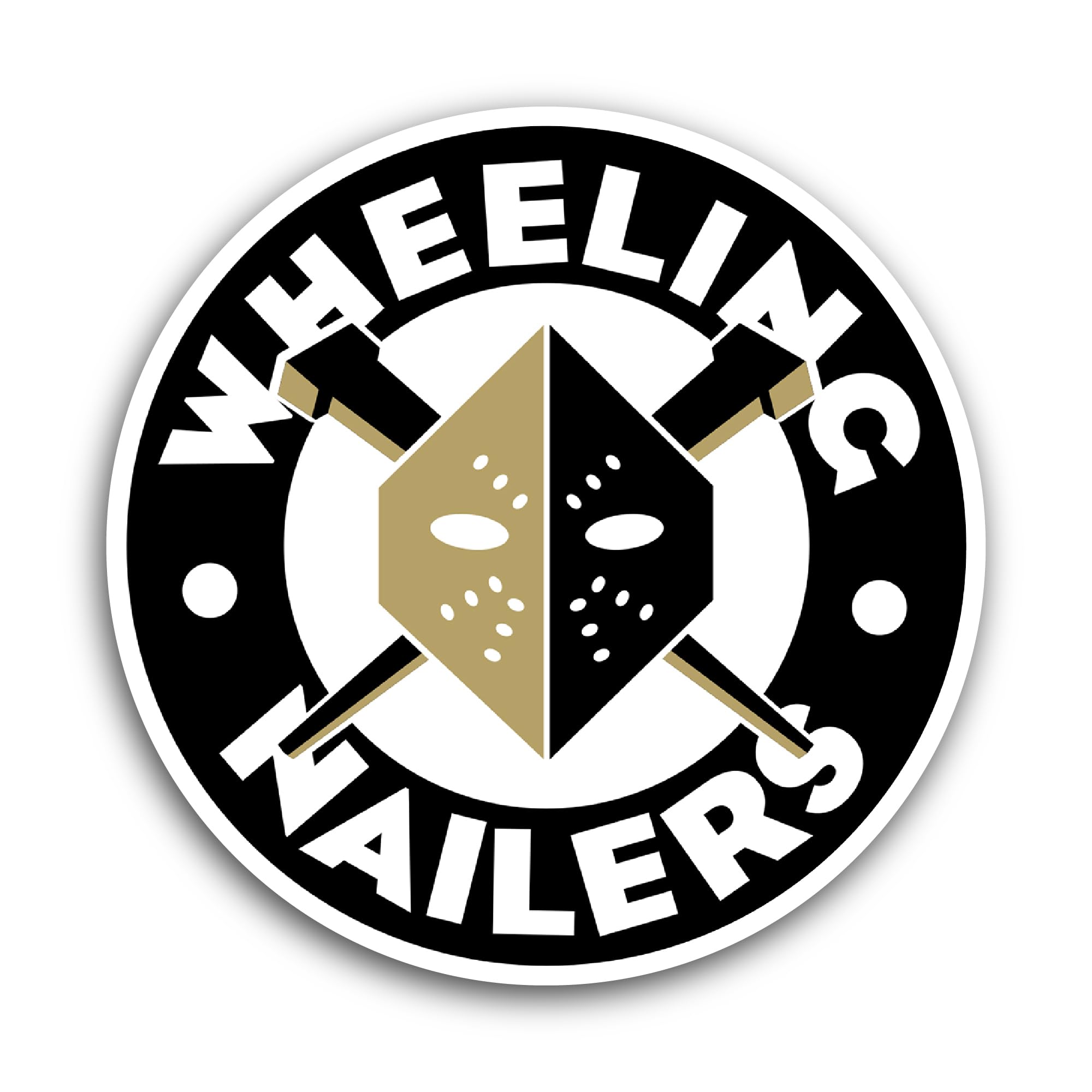2 (Pieces) 3" and 5" Wheeling Nail3rs Sticker, Waterproof Vinyl Decals for Many Purpose Like Cars, T