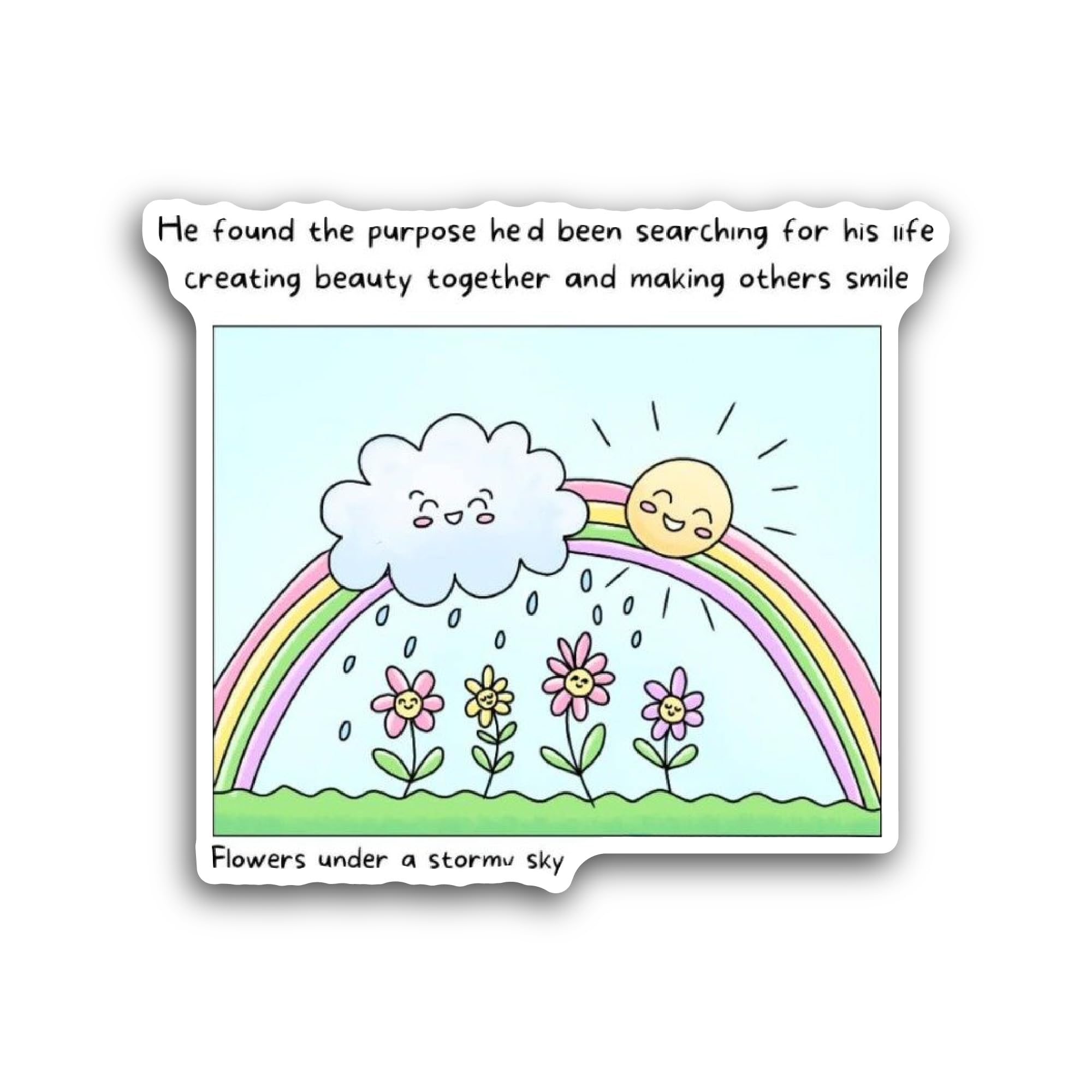 2 (Pieces) 3" and 5" Das Original Sticker, Waterproof Vinyl Decals for Many Purpose Like Cars, Truck
