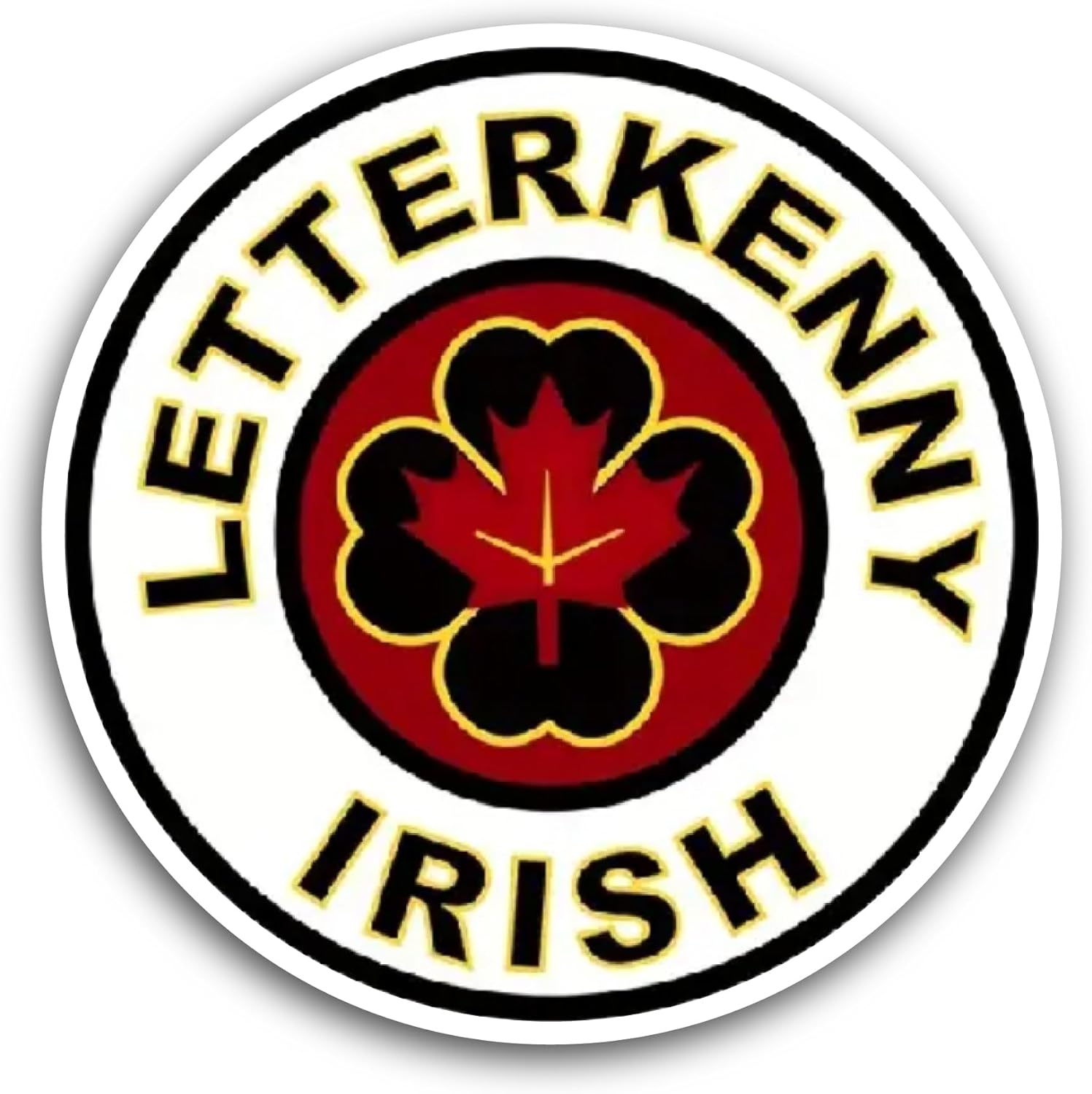 2 (Pieces) 3" and 5" L3tterkenny Irish Sticker, Waterproof Vinyl Decals for Many Purpose Like Cars, Trucks, Laptops, Phones, Windows and More
