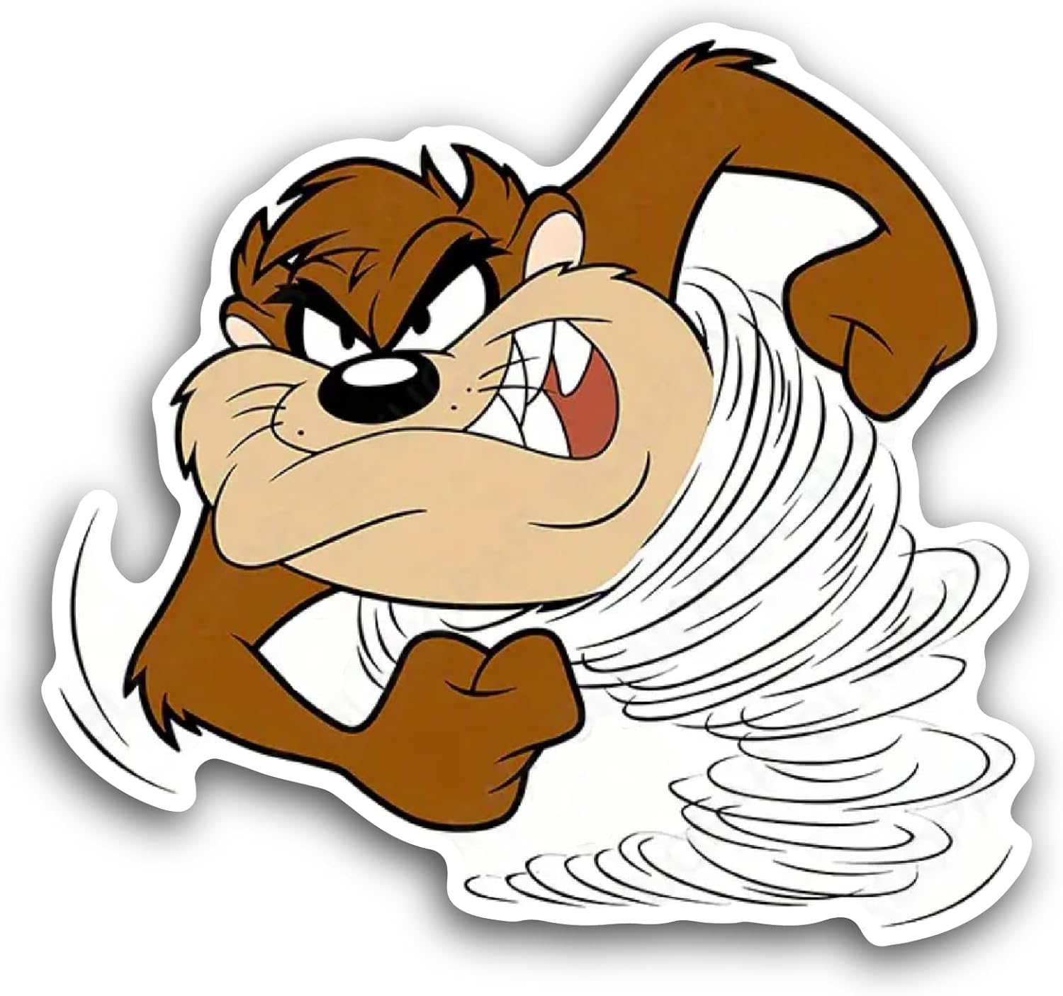 2 (Pieces) 3" and 5" Cartoon Devil Sticker, Waterproof Vinyl Decals for Many Purpose Like Cars, Trucks, Laptops, Phones, Windows and More