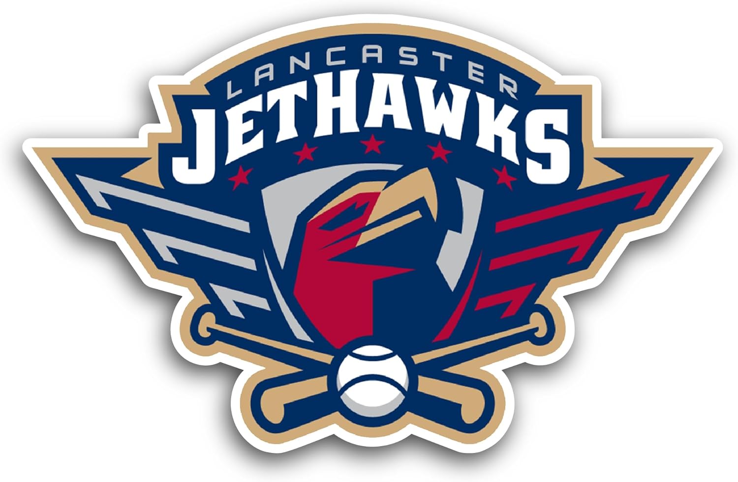 2 (Pieces) 3" and 5" Lancaster Jeth@wks Sticker, Waterproof Vinyl Decals for Many Purpose Like Cars, Trucks, Laptops, Phones, Windows and More