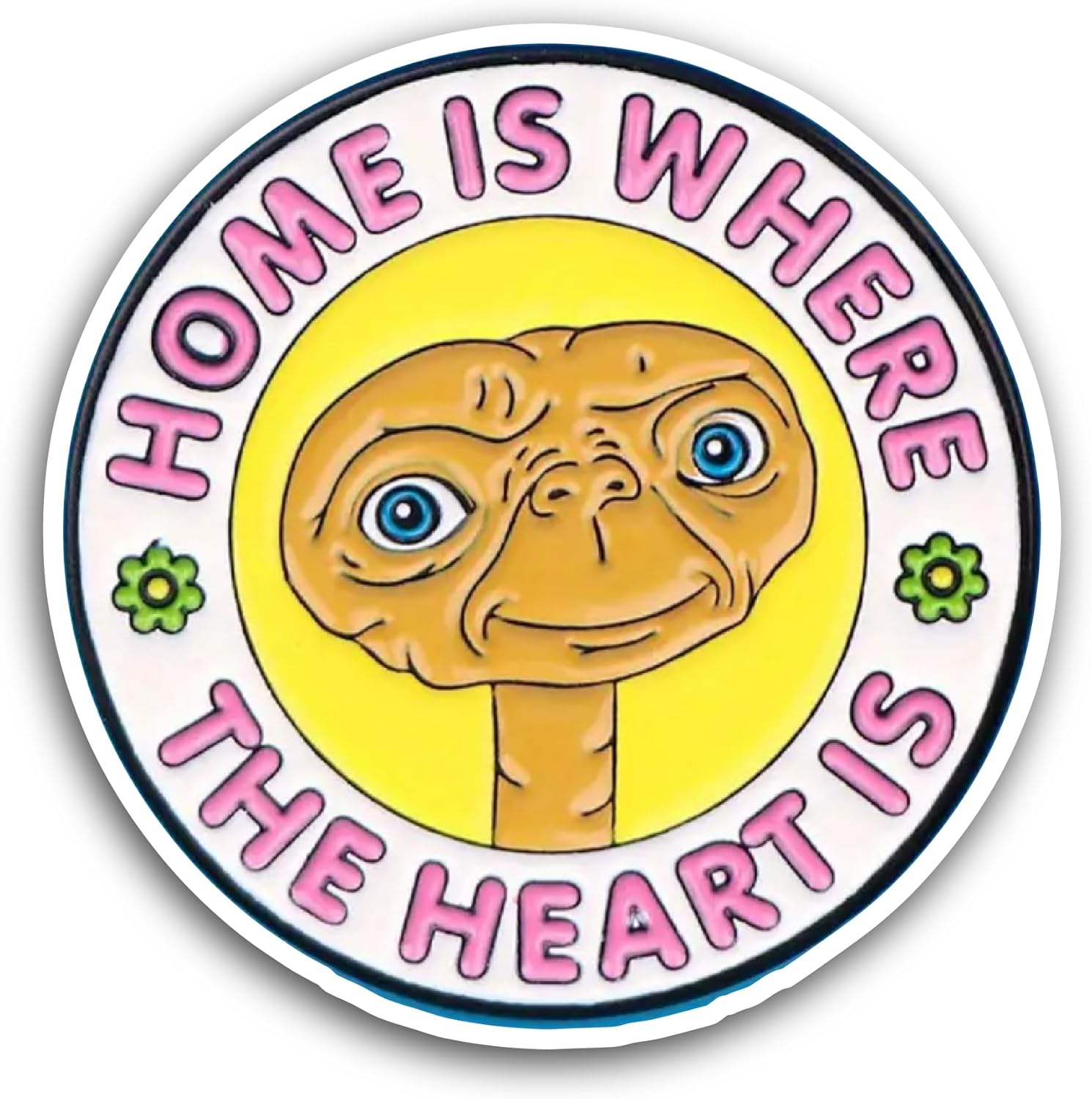 2 (Pieces) 3" and 5" Home is Where The Heart is Sticker, Waterproof Vinyl Decals for Many Purpose Like Cars, Trucks, Laptops, Phones, Windows and More