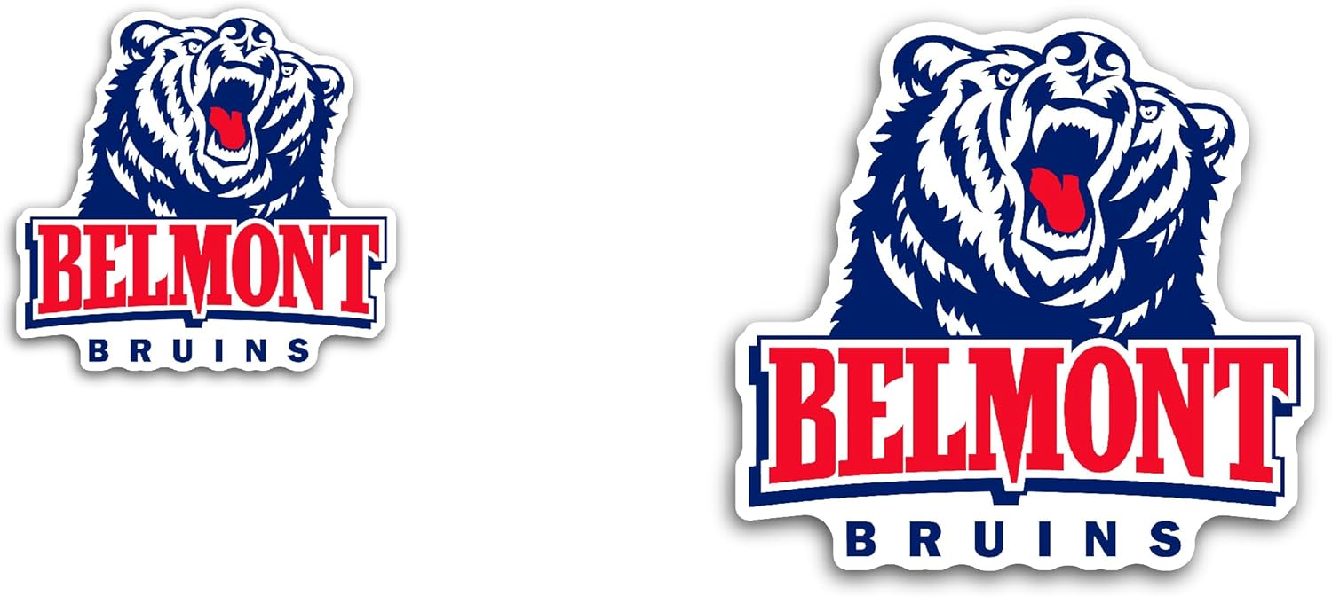 2 (Pieces) 3" and 5" Belm0nt Bruins Sticker, Waterproof Vinyl Decals for Many Purpose Like Cars, Trucks, Laptops, Phones, Windows and More