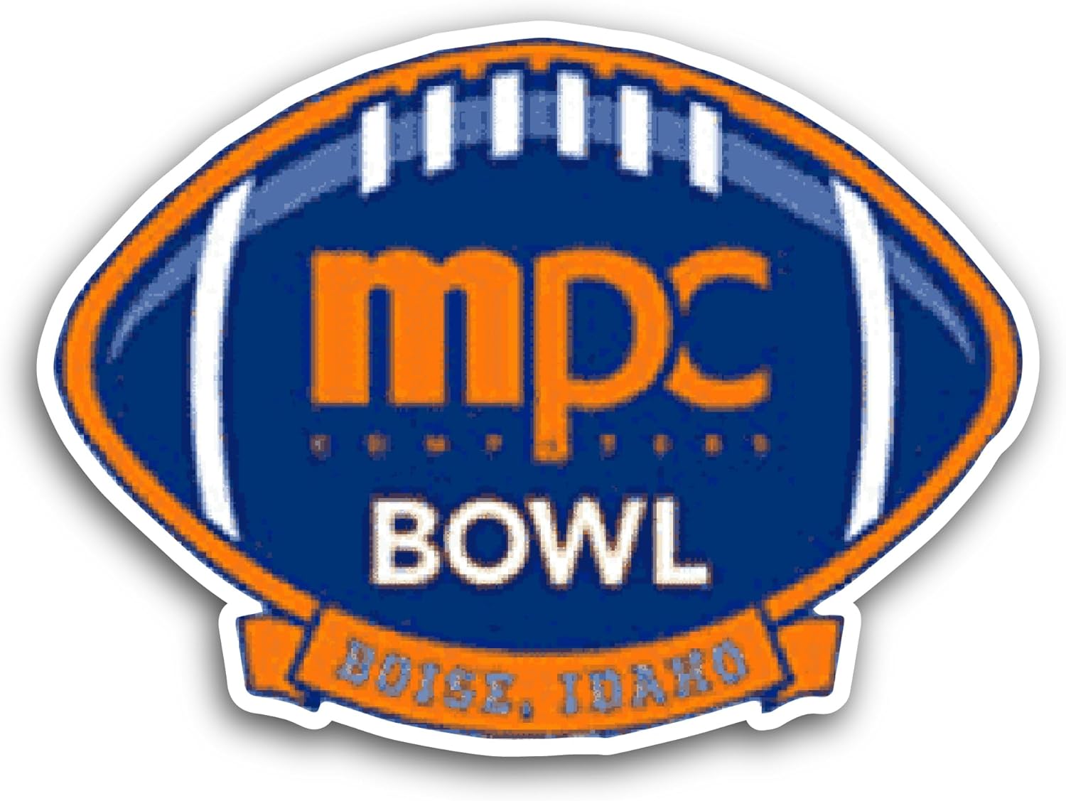 2 (Pieces) 3" and 5" MPC C0mputers Bowl Sticker, Waterproof Vinyl Decals for Many Purpose Like Cars, Trucks, Laptops, Phones, Windows and More