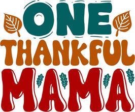 Inspirational Quote One Thankful Mama Pretty Gift Motivational Sticker Vinyl Decal Motivation Stickers- 5