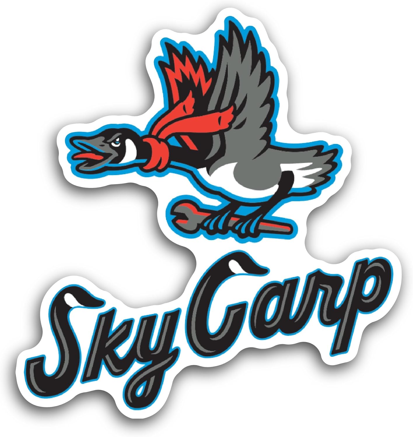 2 (Pieces) 3" and 5" Bel0it Sky Carpn Sticker, Waterproof Vinyl Decals for Many Purpose Like Cars, Trucks, Laptops, Phones, Windows and More