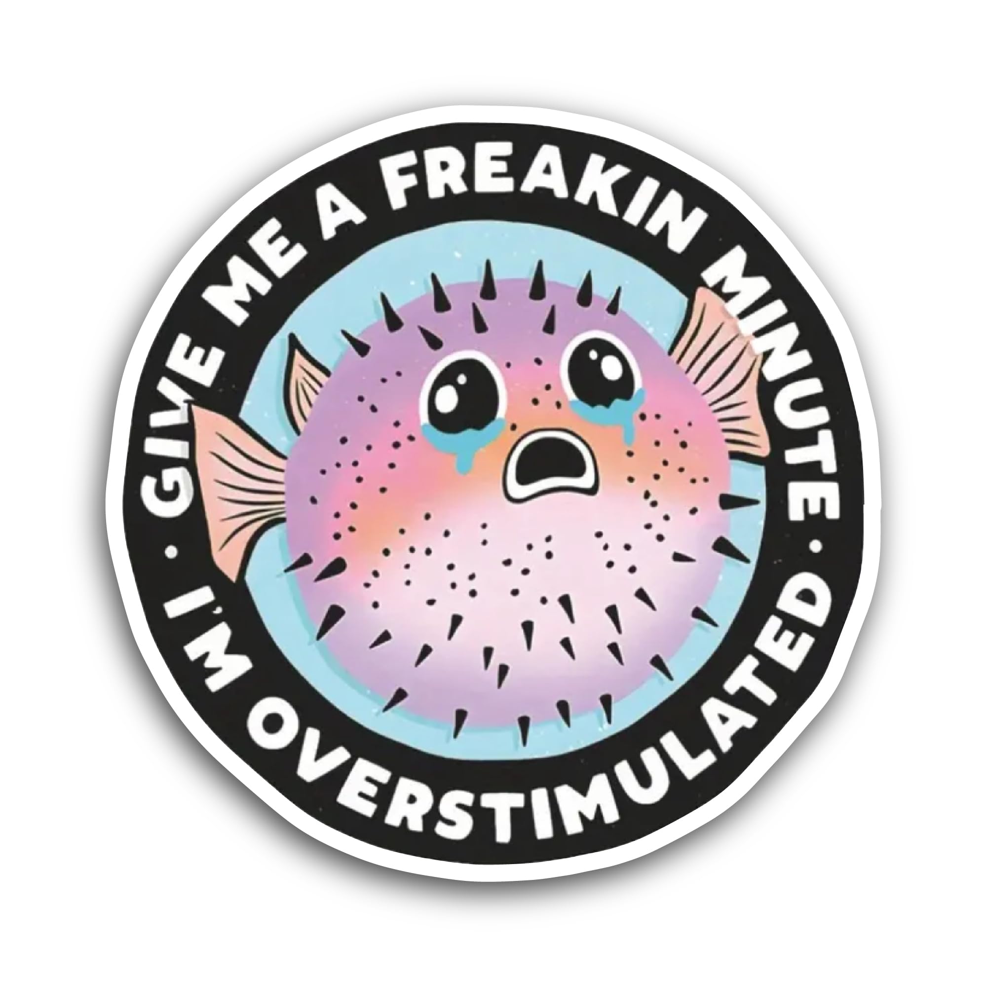 2 (Pieces) 3" and 5" Snack Squad Sticker, Waterproof Vinyl Decals for Many Purpose Like Cars, Trucks