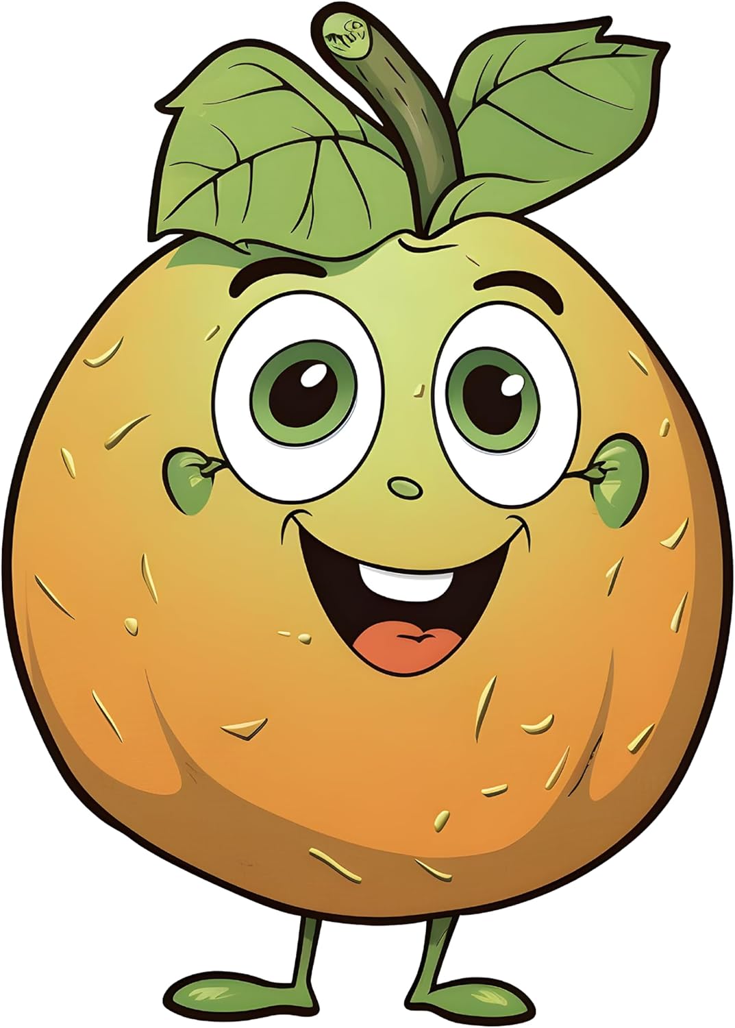 Inspirational Quote Funny Watermelon Cartoon Motivational Sticker Vinyl Decal Motivation Stickers- 5" Vinyl Sticker Waterproof