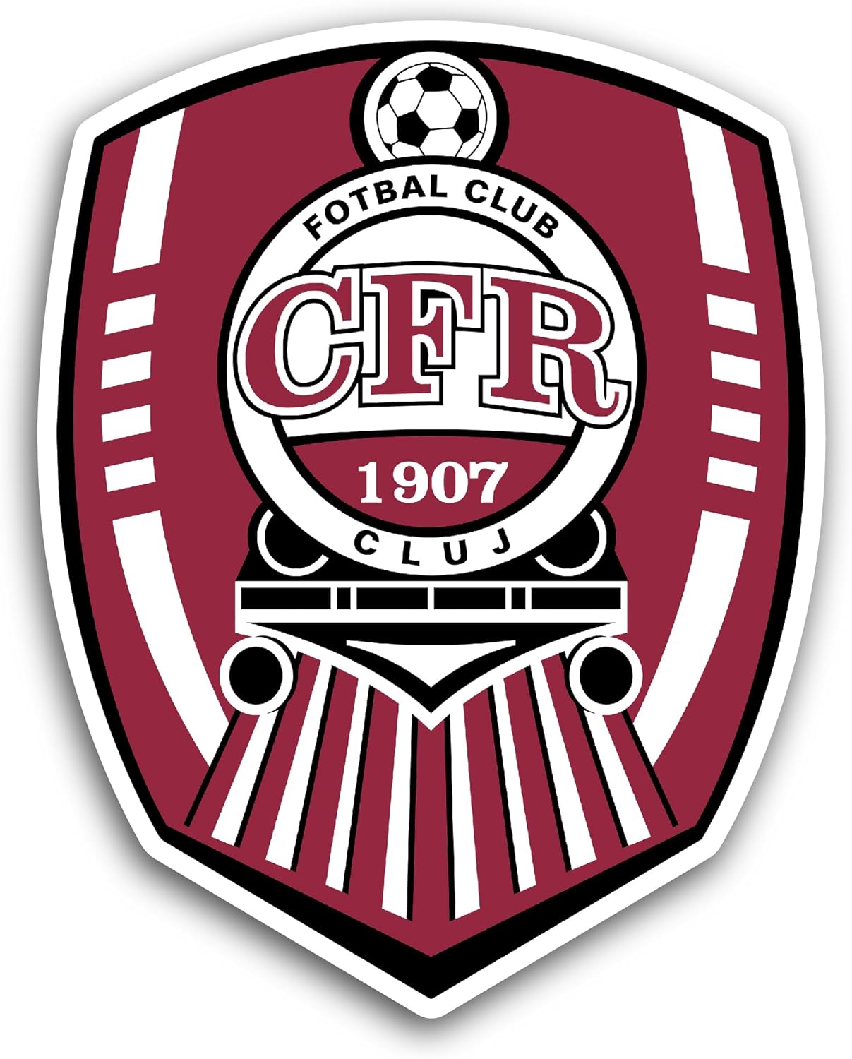 2 (Pieces) 3" and 5" Cfr Sticker, Waterproof Vinyl Decals for Many Purpose Like Cars, Trucks, Laptops, Phones, Windows and More