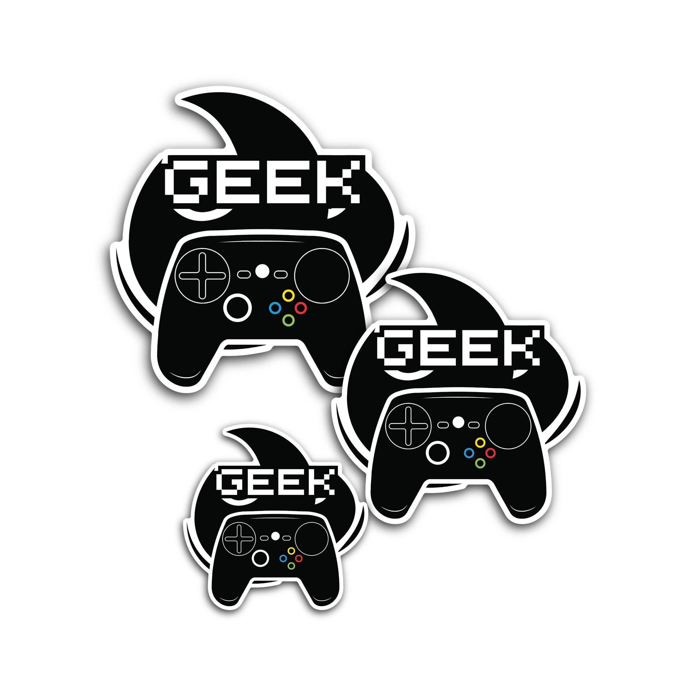 2 (Pieces) 3" and 5" I Love My FG Sticker, Waterproof Vinyl Decals for Many Purpose Like Cars, Truck
