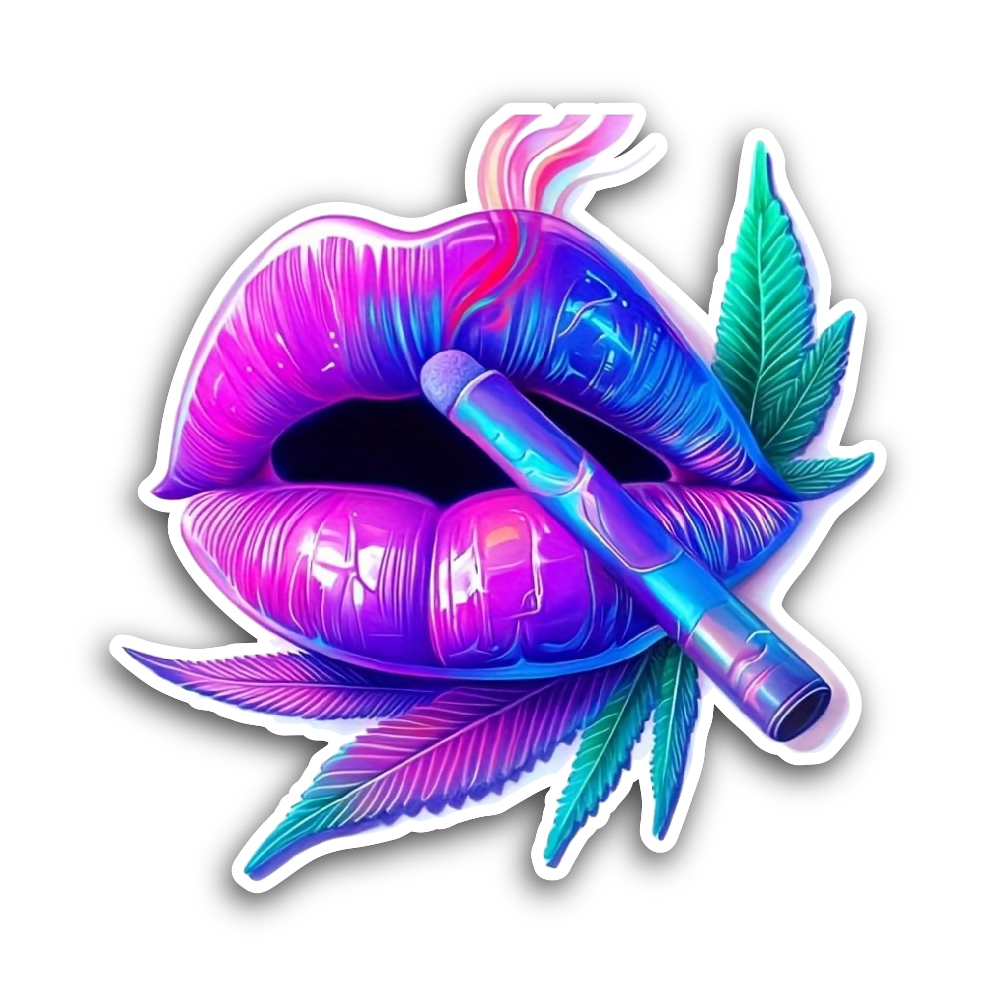 2 (Pieces) 3" and 5" Cool Text Sticker, Waterproof Vinyl Decals for Many Purpose Like Cars, Trucks, 