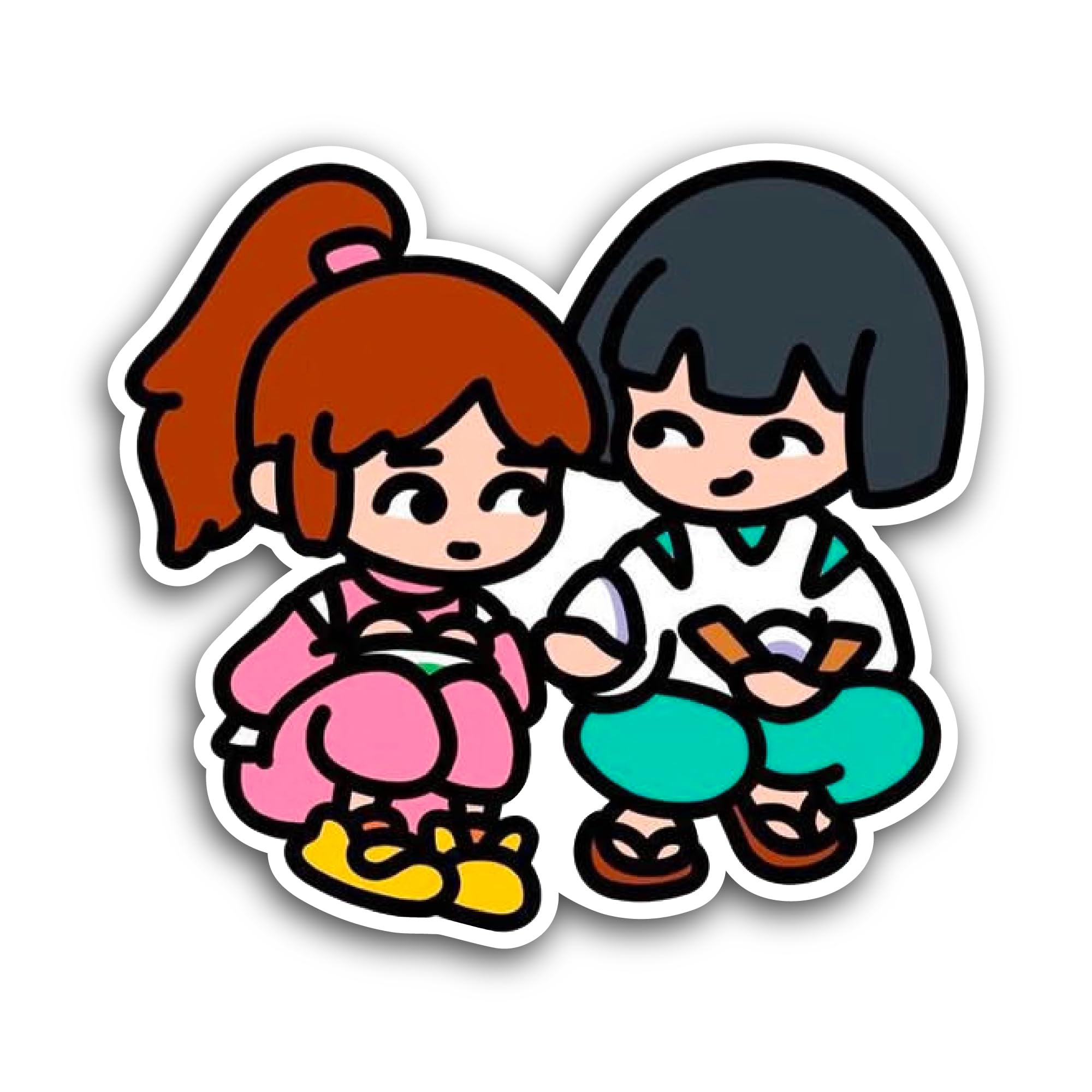 2 (Pieces) 3" and 5" Fig Sticker, Waterproof Vinyl Decals for Many Purpose Like Cars, Trucks, Laptop