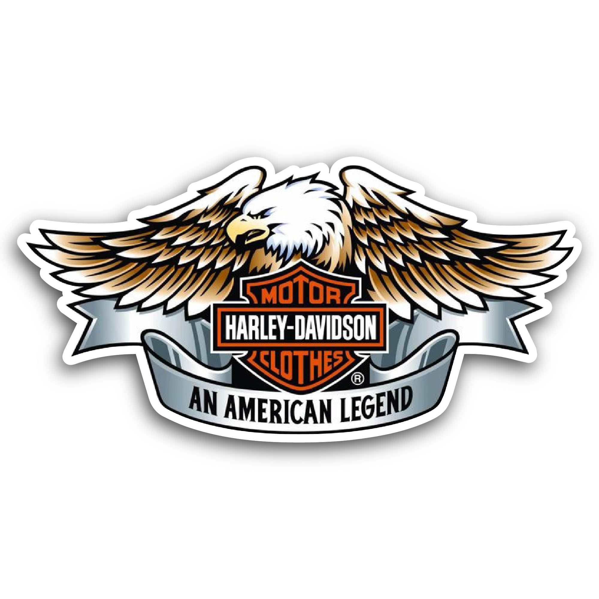 2 (Pieces) 3" and 5" an American Legend Sticker, Waterproof Vinyl Decals for Many Purpose Like Cars,