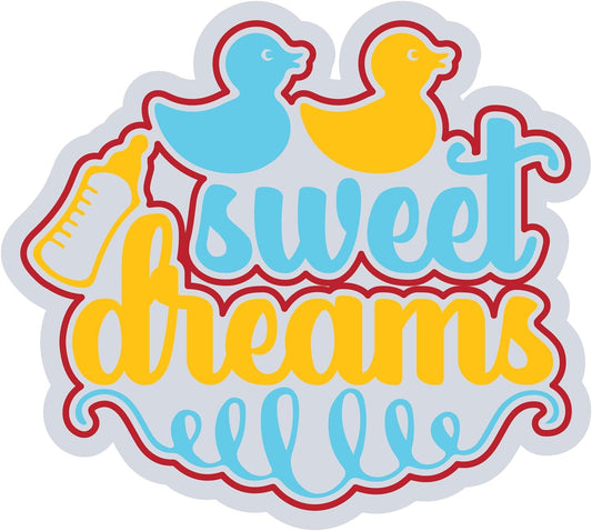 Inspirational Quote Sweet Dreams Motivational Sticker Vinyl Decal Motivation Stickers- 5" Vinyl Sticker Waterproof