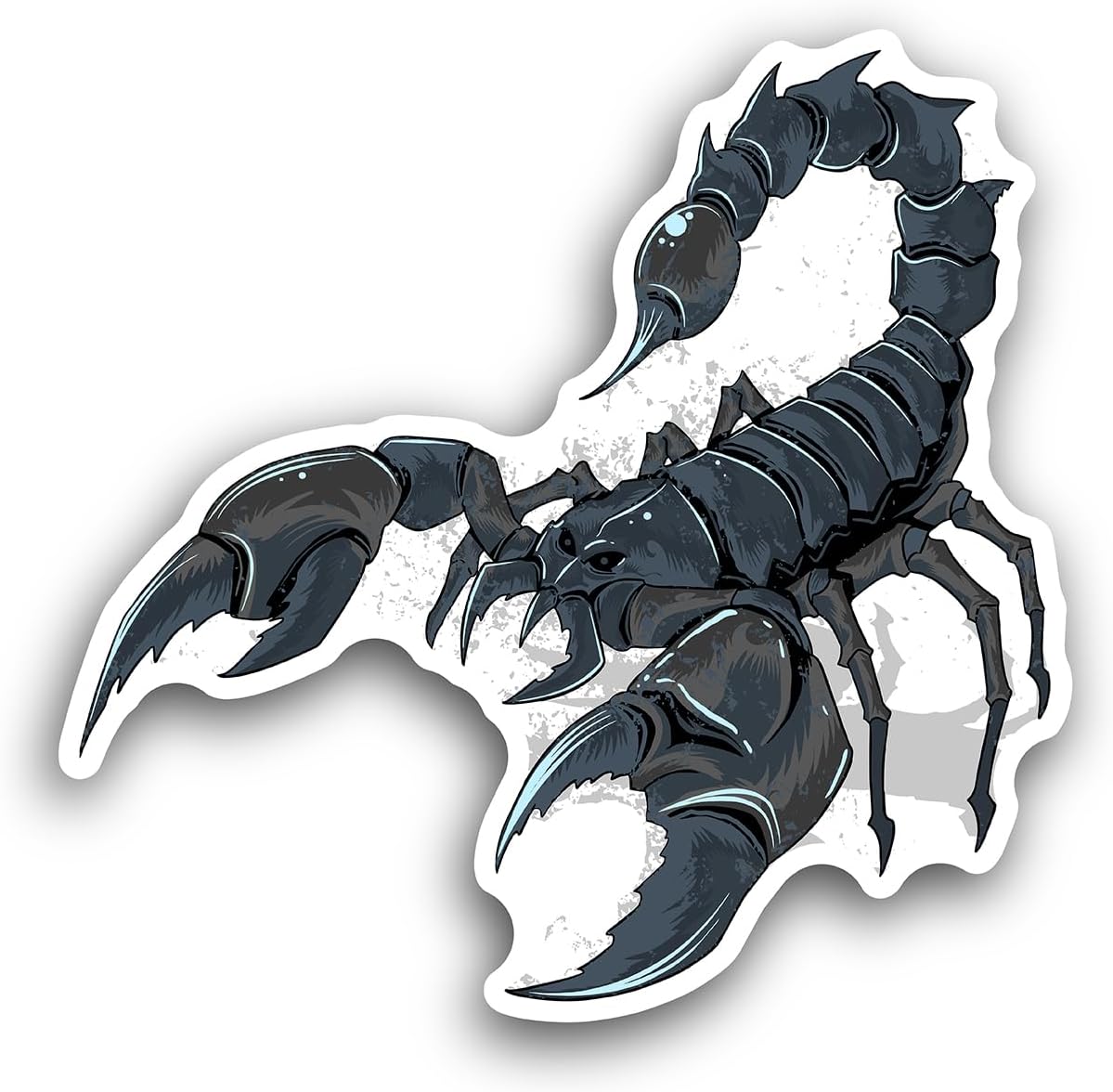 2 (Pieces) 3"" and 5"" Black Scorpion Sticker,Waterproof Vinyl Decals for Many Purpose Like Cars, Trucks, Laptops, Phones, Windows and More, StickersNDecals-FBA-301