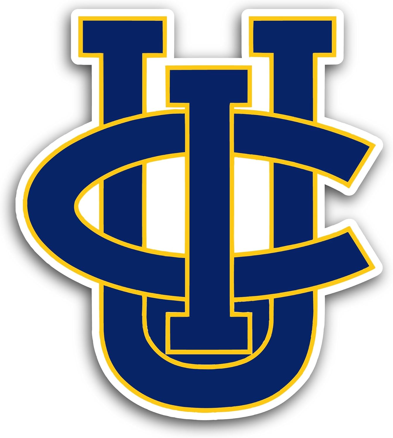 2 (Pieces) 3" and 5" UC1 Baseball Logo Decal Sticker, Waterproof Vinyl Decals for Many Purpose Like Cars, Trucks, Laptops, Phones, Windows and More