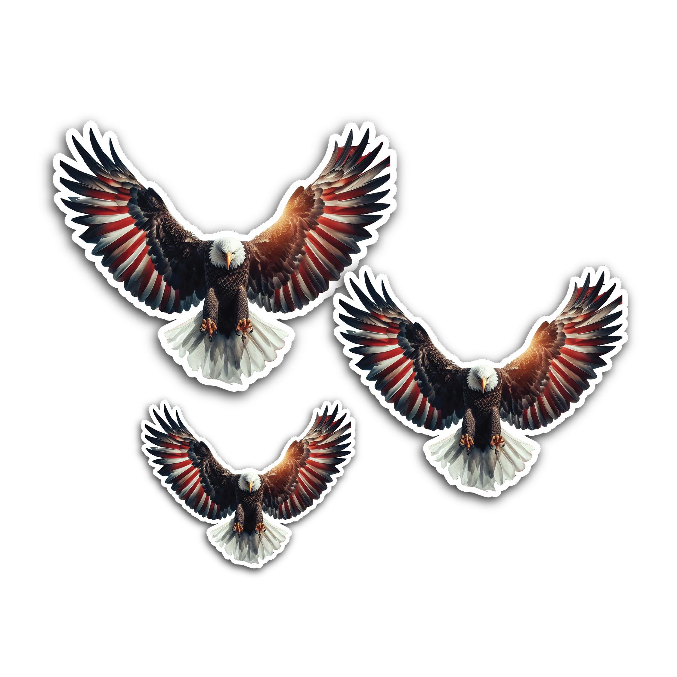 2 (Pieces) 3" and 5" Death Valley National Sticker, Waterproof Vinyl Decals for Many Purpose Like Ca