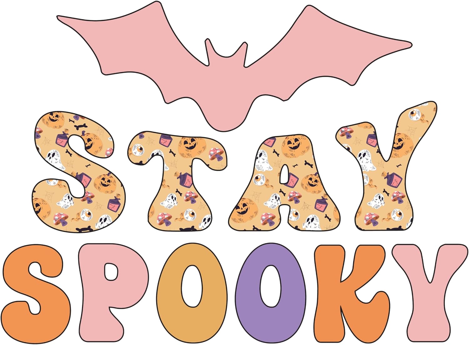 Inspirational Quote Stay Spooky Motivational Sticker Vinyl Decal Motivation Stickers- 5" Vinyl Sticker Waterproof
