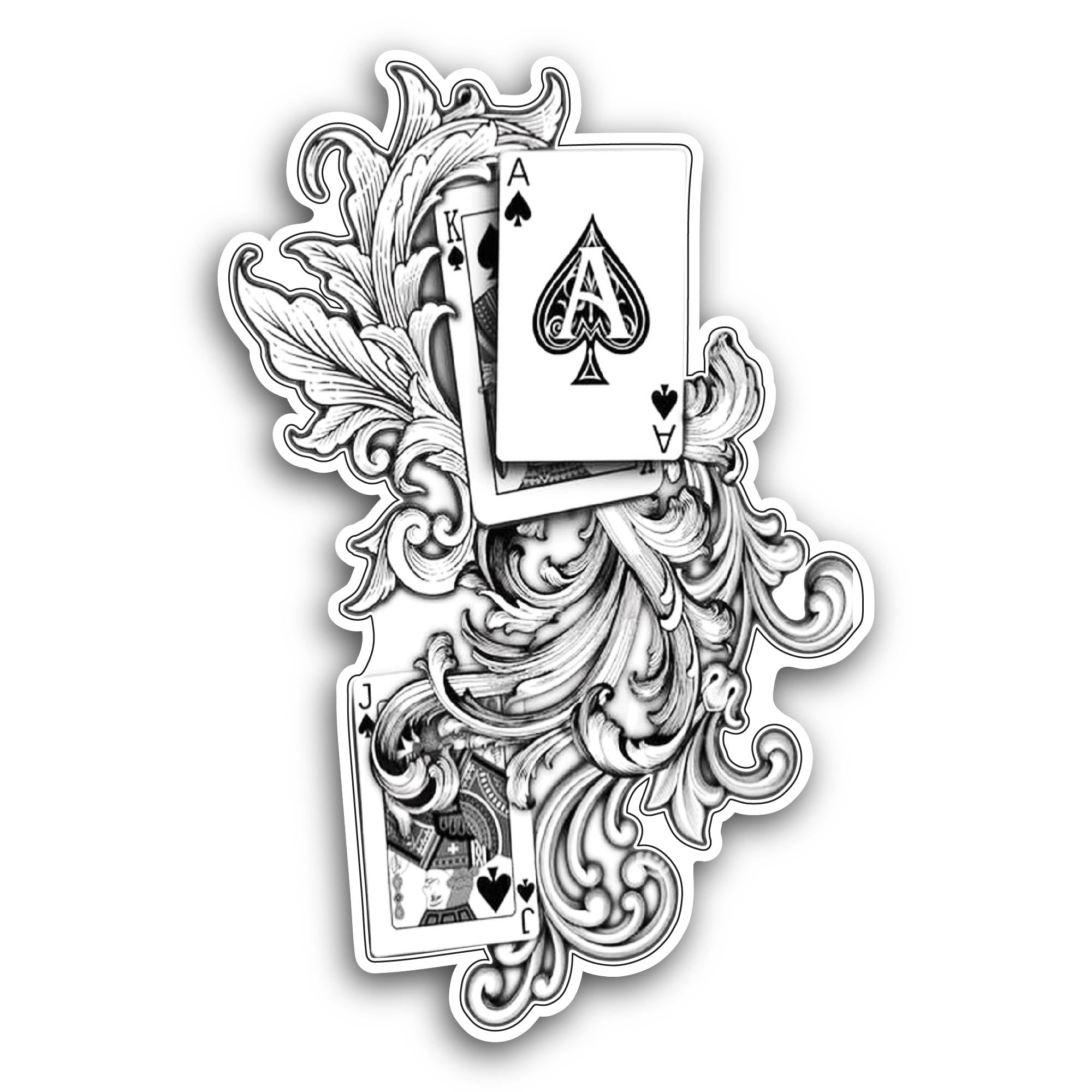 2 (Pieces) 2" and 3" Man in Fedora and Black Jacket Sticker, Waterproof Vinyl Decals for Many Purpos