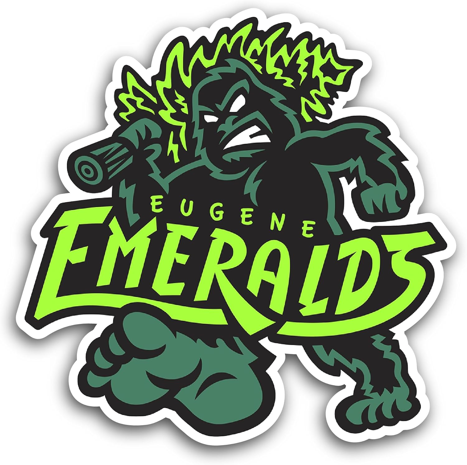 2 (Pieces) 3" and 5" Eug3ne Logo Decal Sticker, Waterproof Vinyl Decals for Many Purpose Like Cars, Trucks, Laptops, Phones, Windows and More