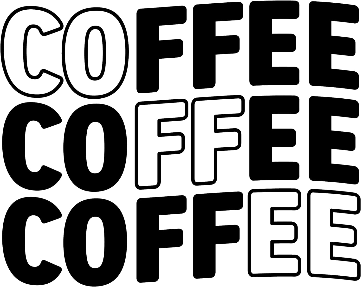 Inspirational Quote "Fueled is Coffee & Jesus" Motivational Sticker Vinyl Decal Motivation Stickers- 5" Vinyl Sticker Waterproof