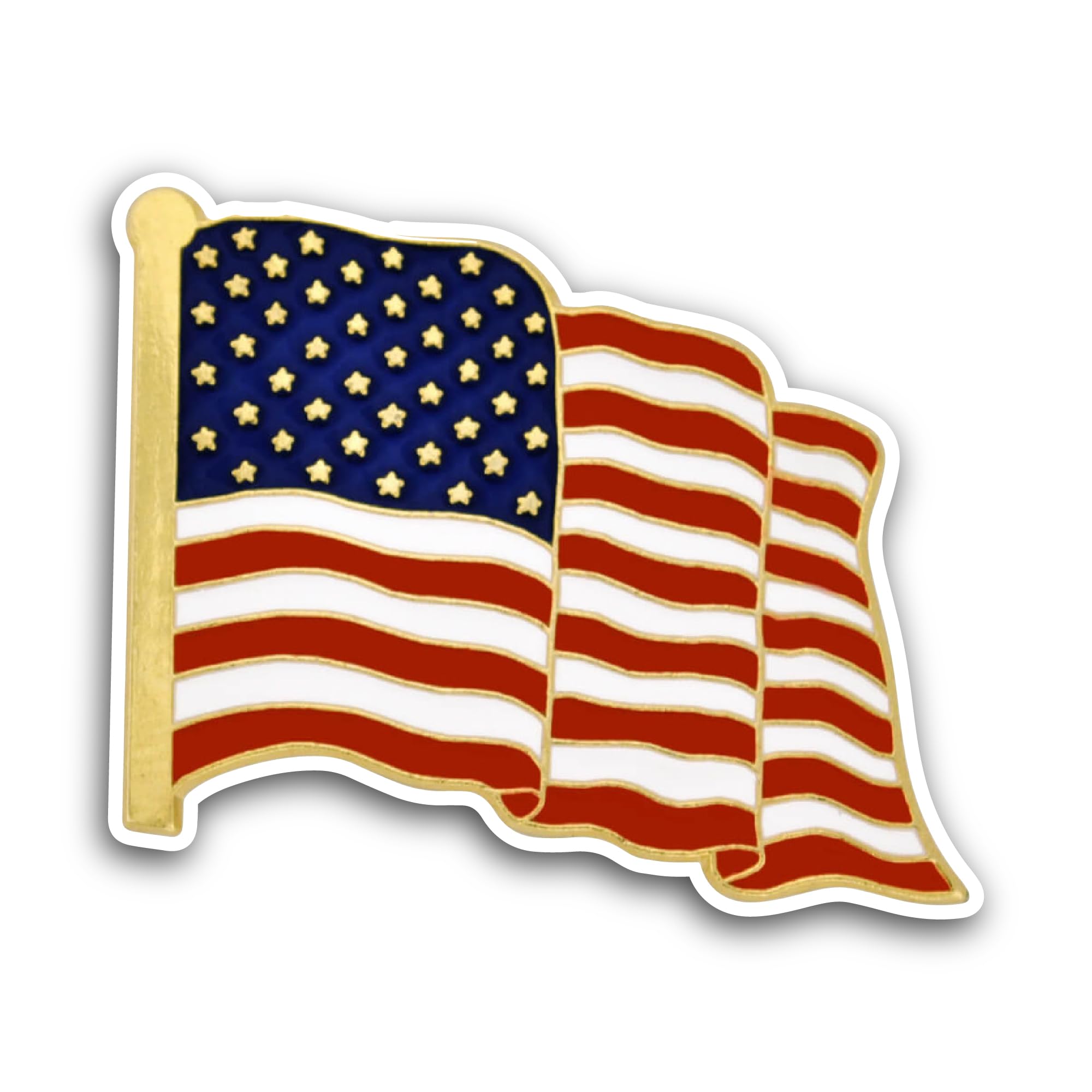 2 (Pieces) 3" and 5" Elon Musk Holding a Flag Sticker, Waterproof Vinyl Decals for Many Purpose Like