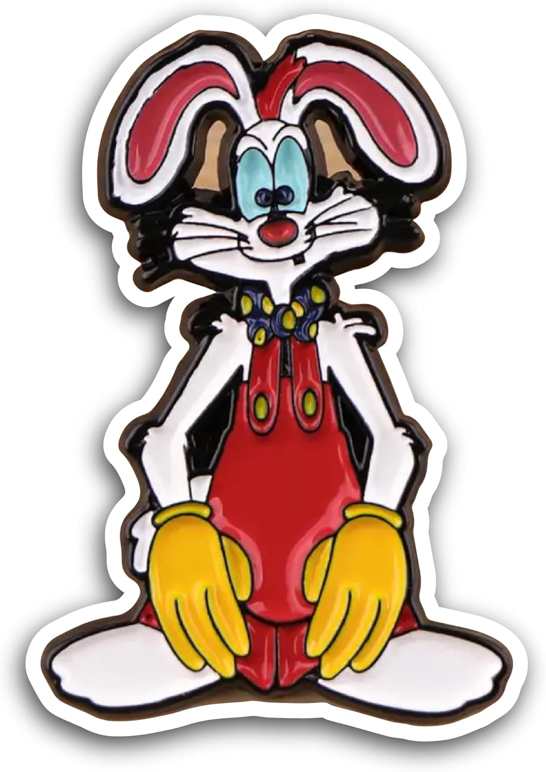 2 (Pieces) 3" and 5" Cartoon Rabbit Sticker, Waterproof Vinyl Decals for Many Purpose Like Cars, Trucks, Laptops, Phones, Windows and More