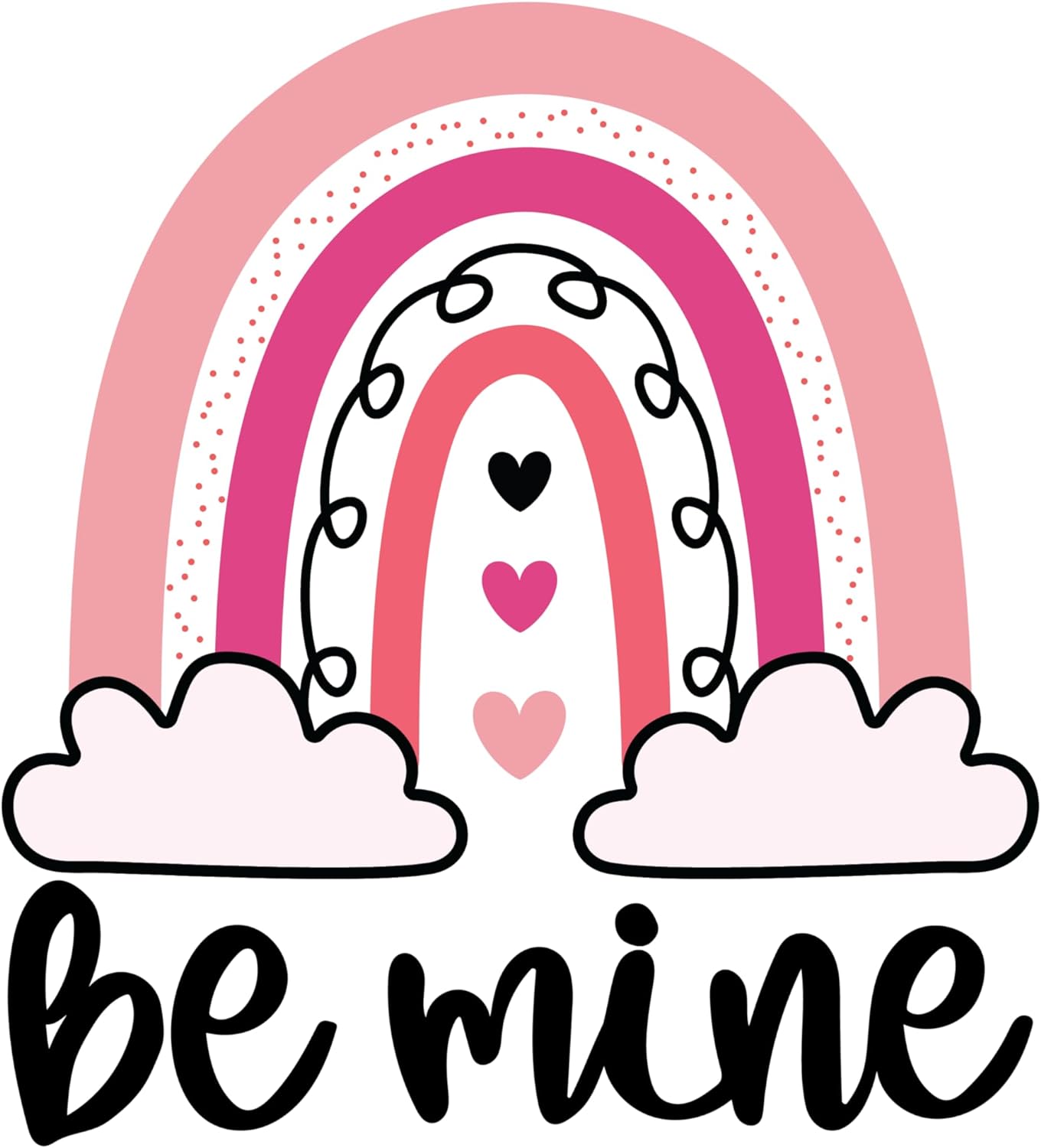 Inspirational Quote Be Mine Love Motivational Sticker Vinyl Decal Motivation Stickers- 5" Vinyl Sticker Waterproof