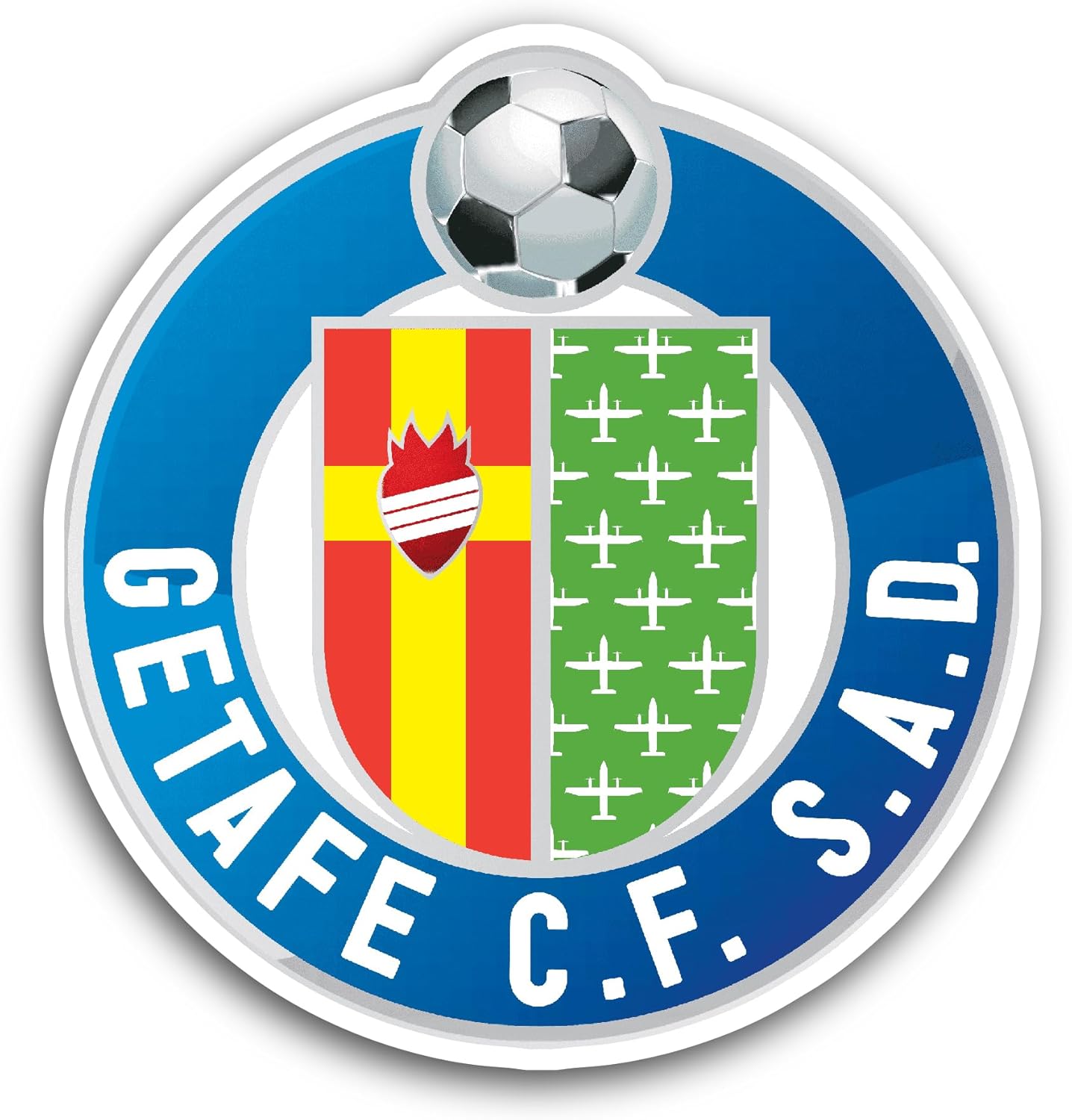 2 (Pieces) 3" and 5" G3tafe Sticker, Waterproof Vinyl Decals for Many Purpose Like Cars, Trucks, Laptops, Phones, Windows and More