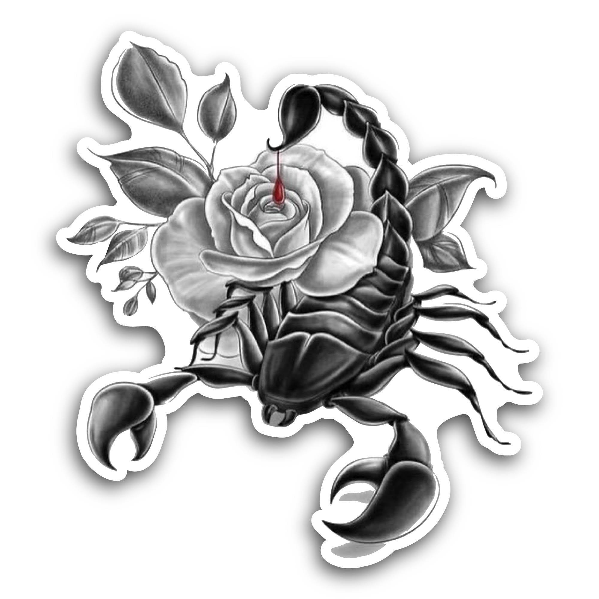 2 (Pieces) 2" and 3" Cracked Maple Leaf Band Emblem Sticker, Waterproof Vinyl Decals for Many Purpos