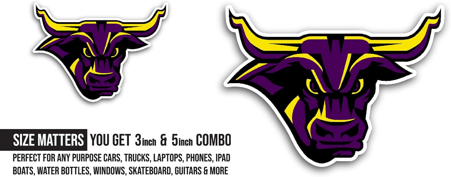 2 (Pieces) 3" and 5" Minnesota State Men's B@sketball Sticker, Waterproof Vinyl Decals for Many Purpose Like Cars, Trucks, Laptops, Phones, Windows and More