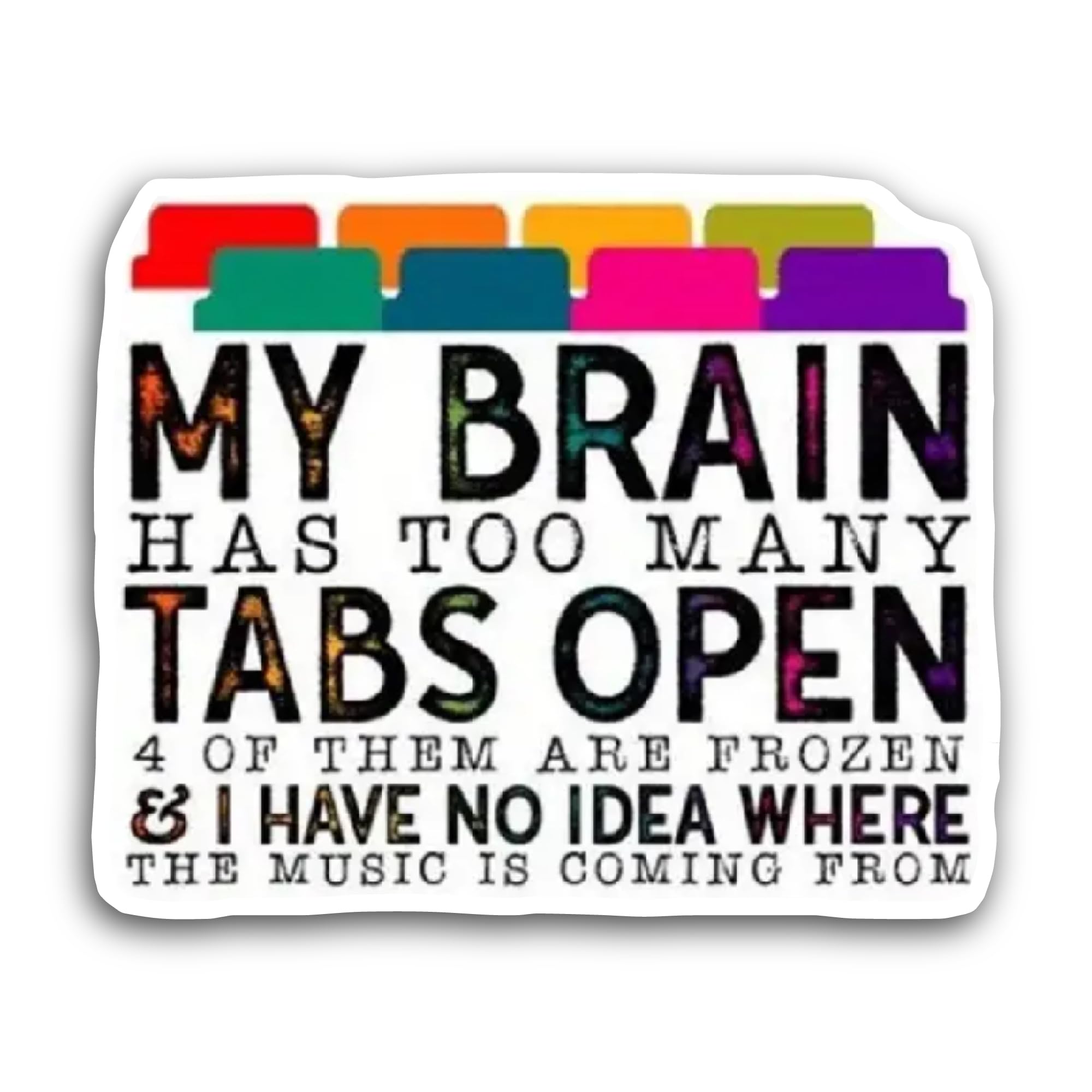 2 (Pieces) 3" and 5" Unbreakable Sticker, Waterproof Vinyl Decals for Many Purpose Like Cars, Trucks